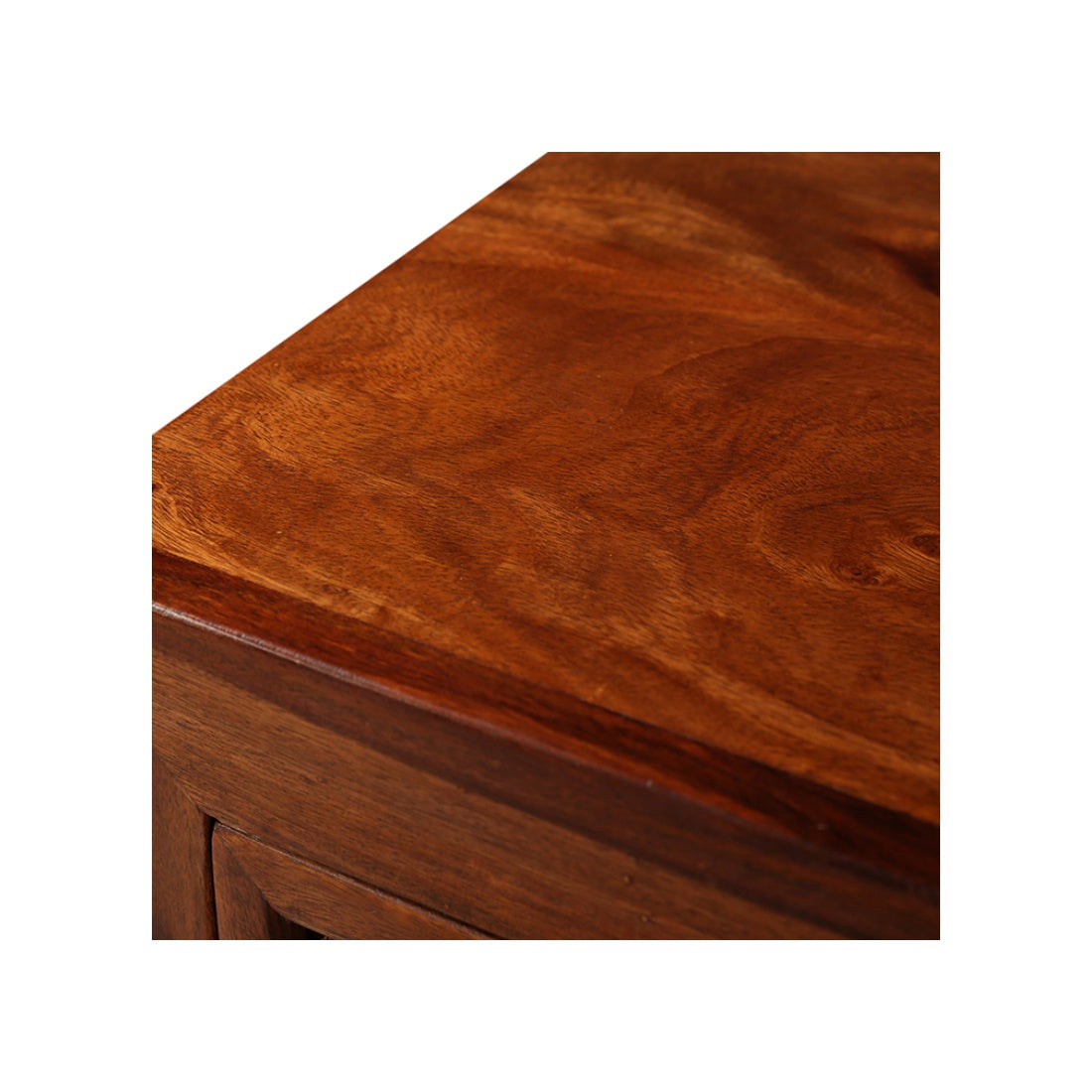 Woodrow Sheesham Wood(Rosewood) Night Stand in Honey Colour