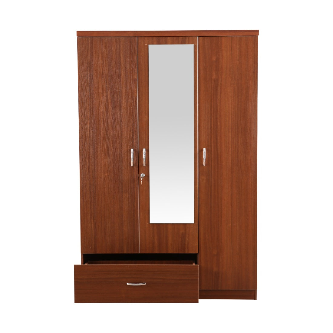 Ultima 3 door wardrobe in Walnut Colour