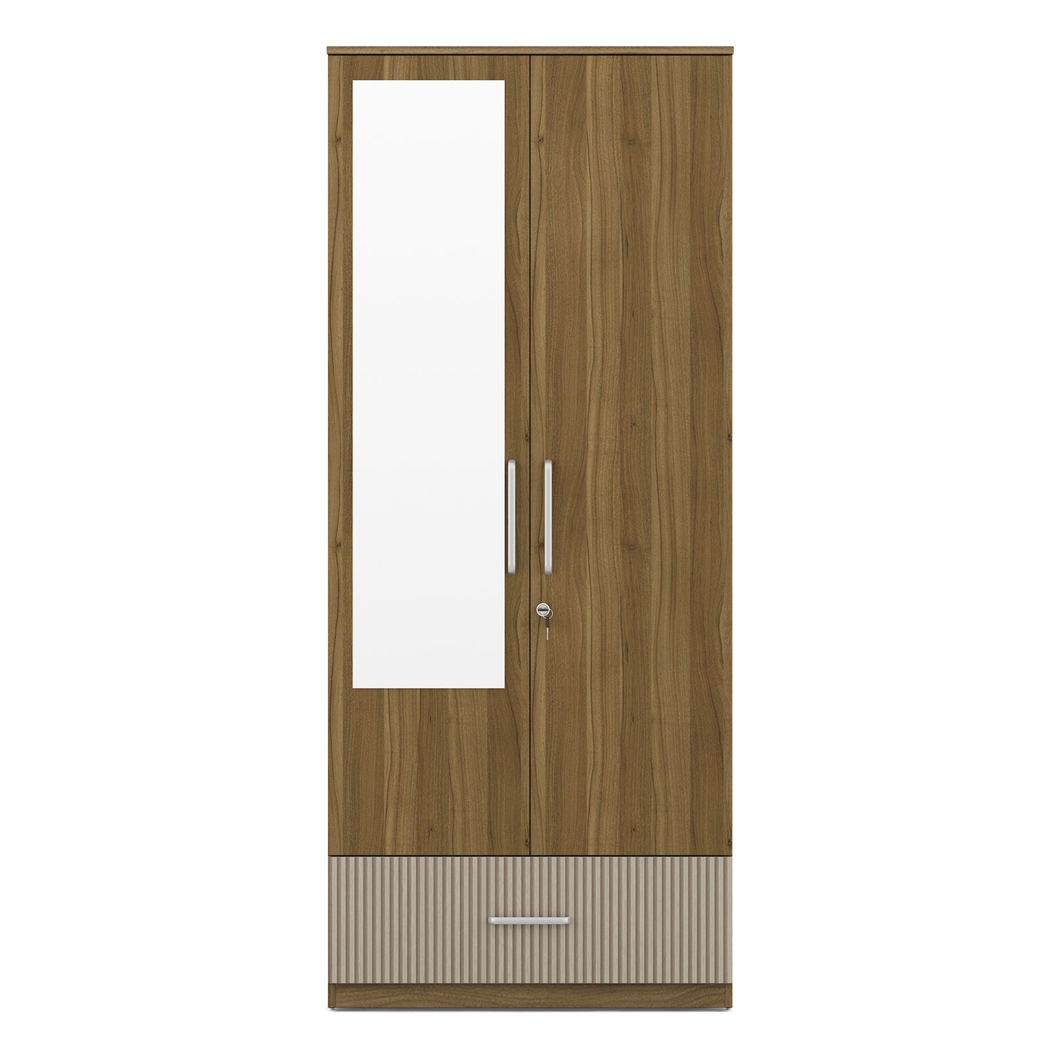 Diago King Bed Box Storage with Two Door Wardrobe Set