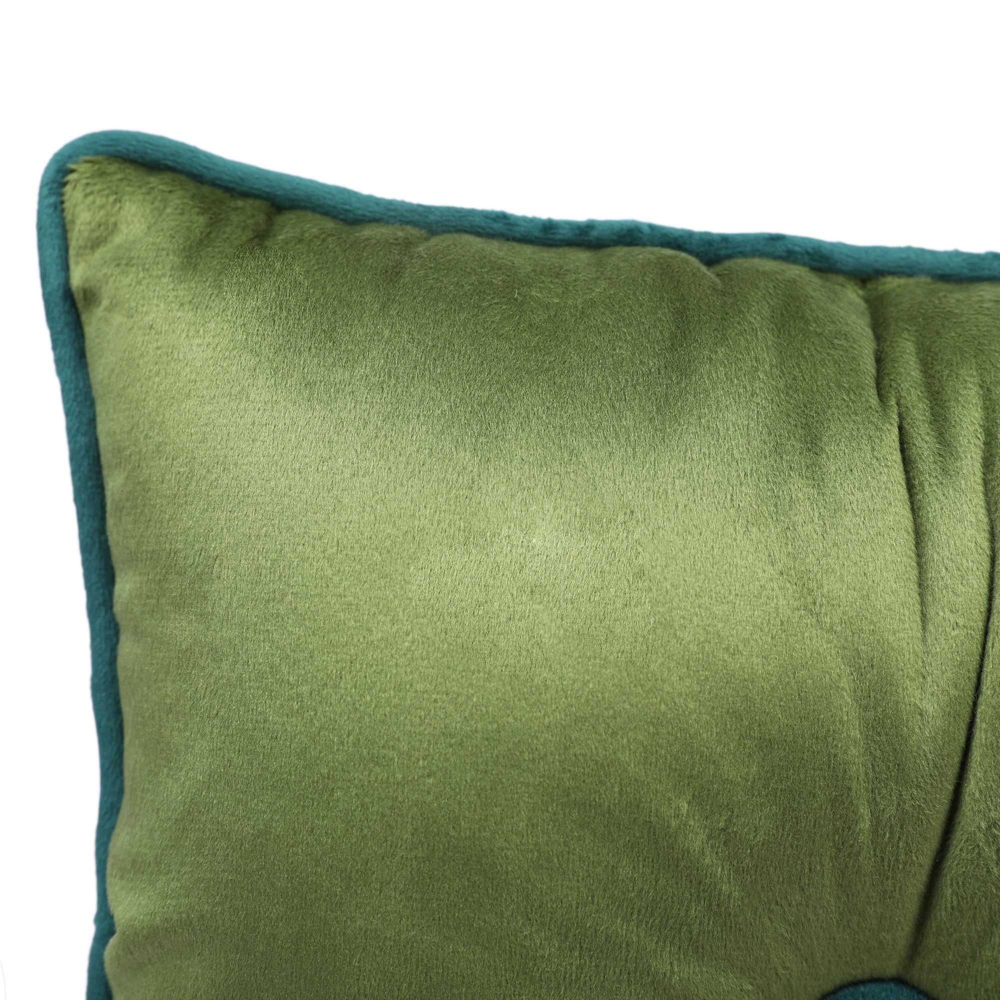 Velvet Solid Dori Filled Cushion Sage, 30X30cm