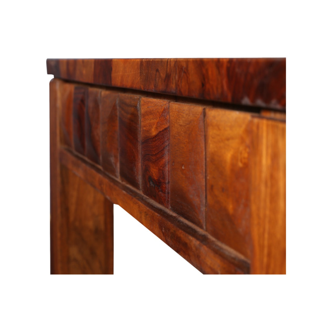 Woodrow Sheesham Wood(Rosewood) 4 Seater Dining Set in Honey Colour