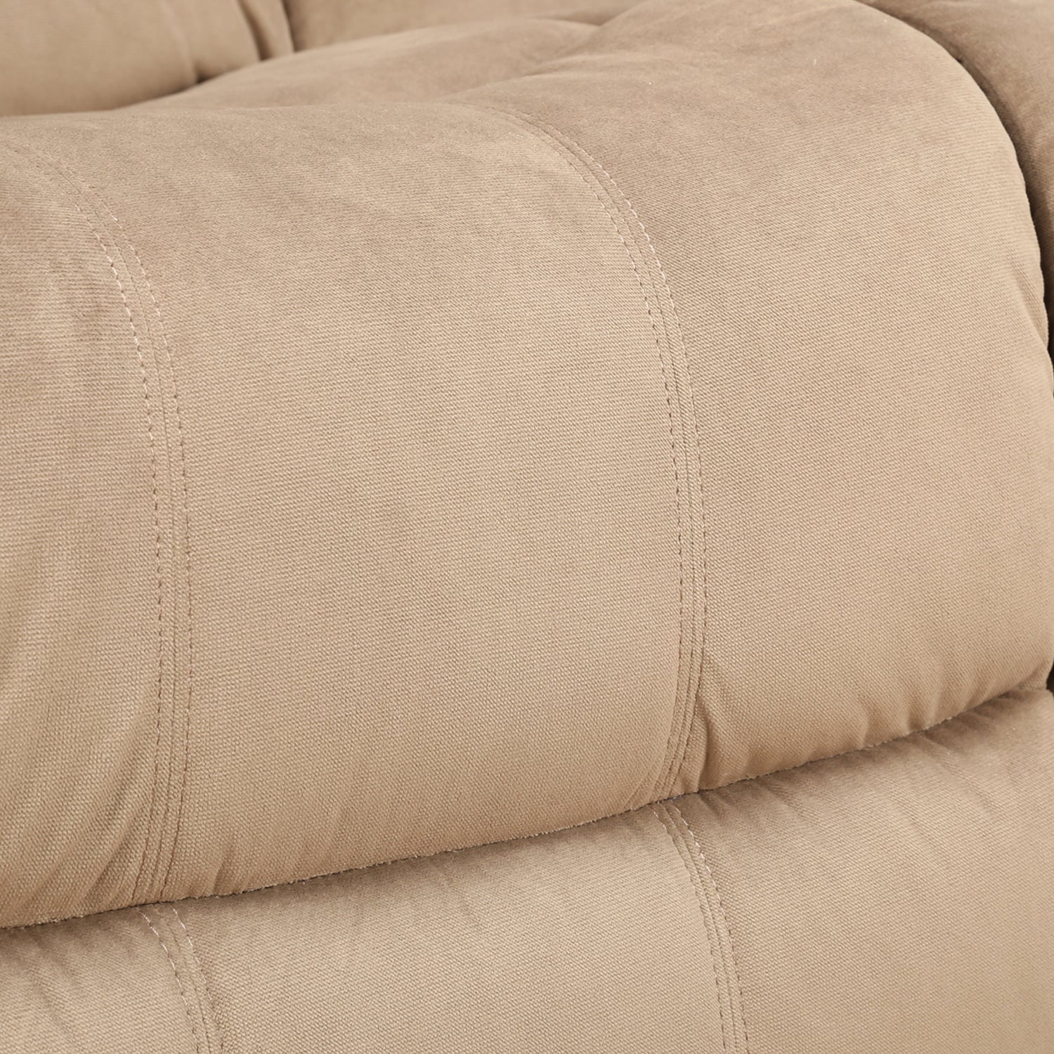 Bradford Fabric Two Seater Sofa in Beige Colour