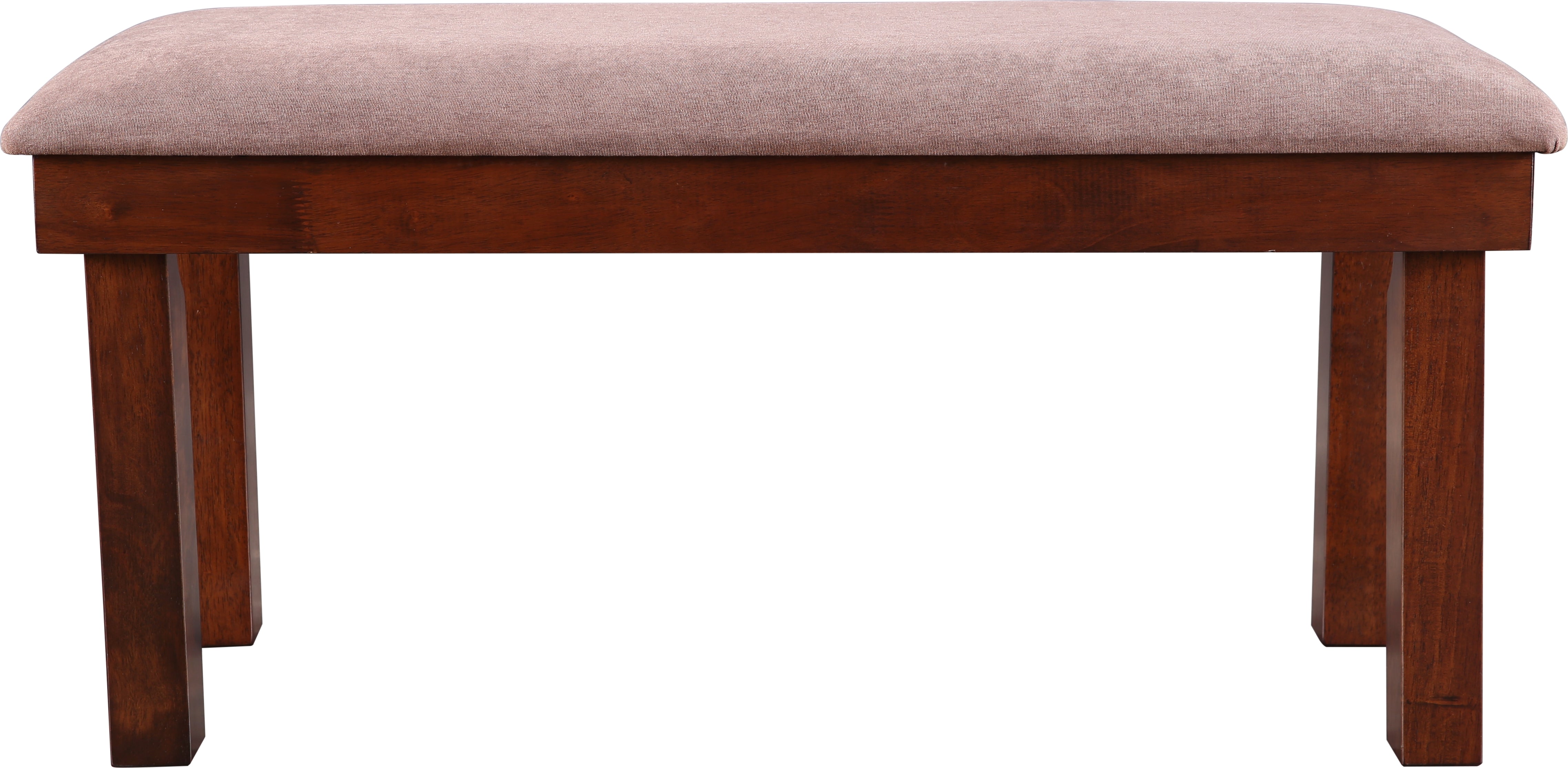 Hopton Solidwood Four Seater Dining Set With Bench in Walnut Colour