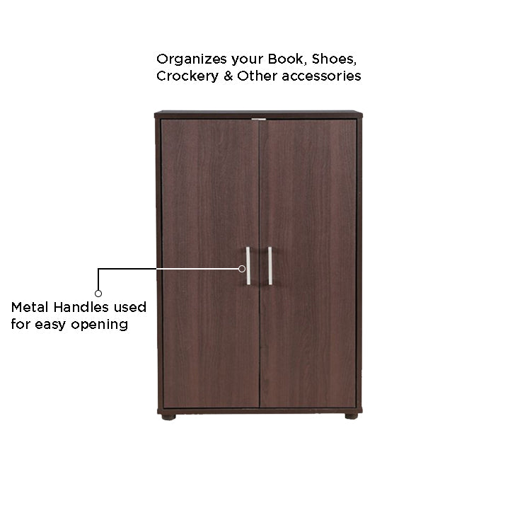 Henley Engineered Wood Multipurpose Cabinet in Beech Colour