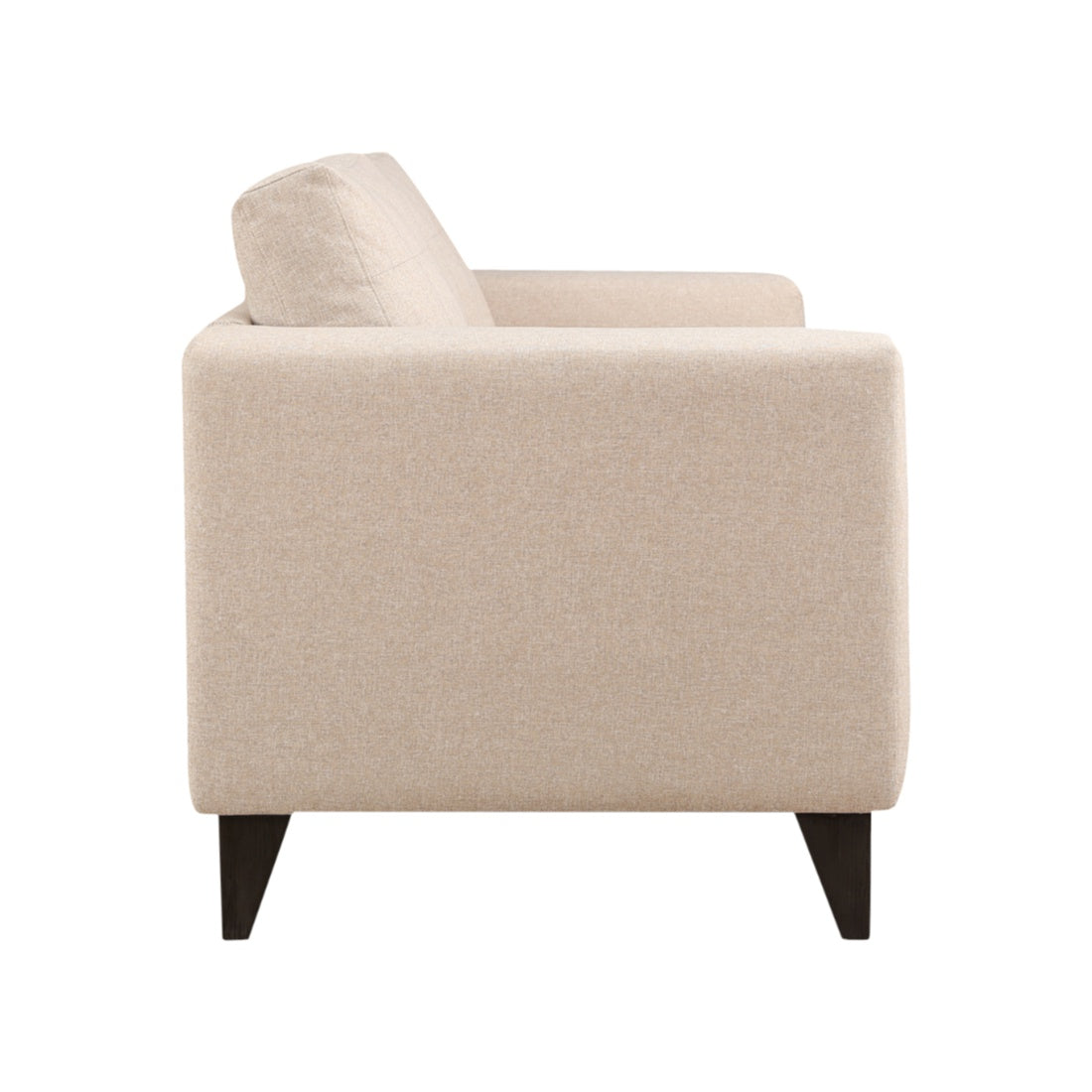 Garcia Fabric Three Seater Sofa in Beige Colour
