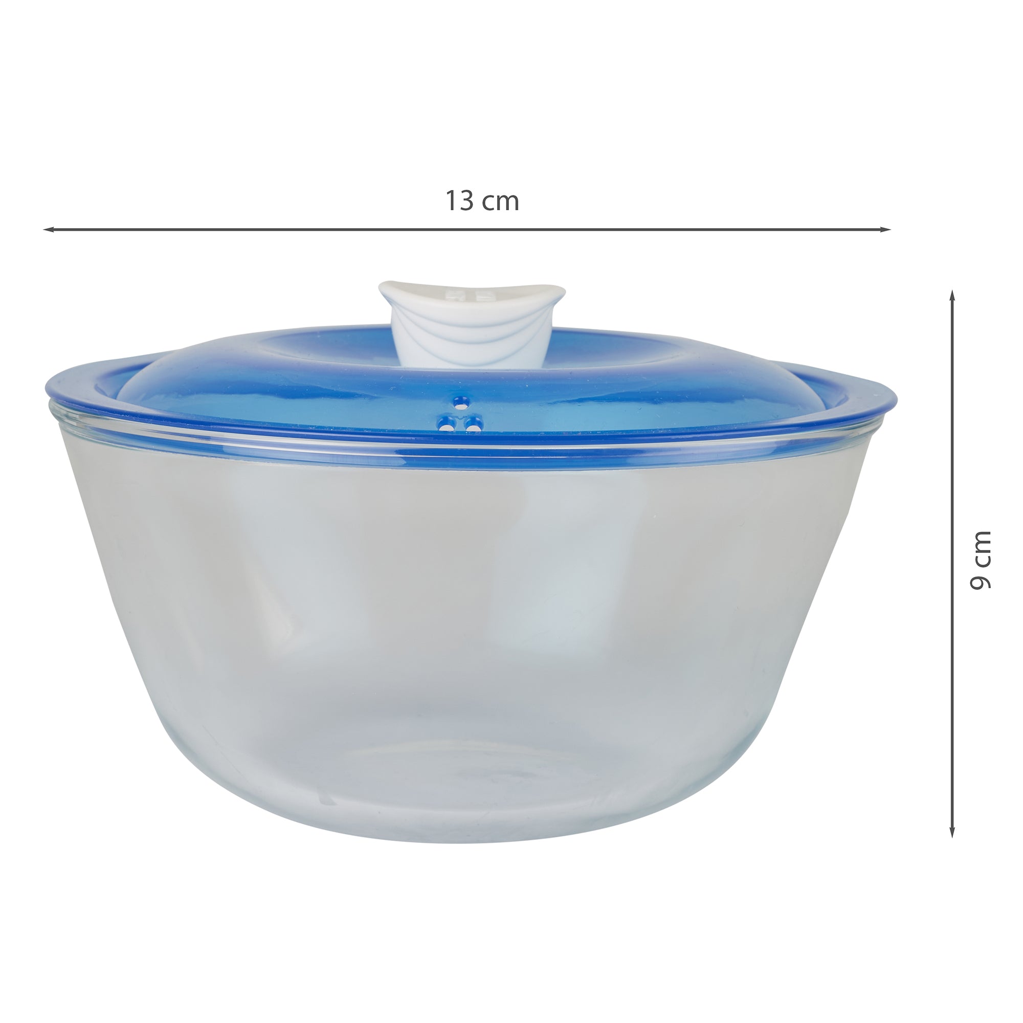 Kingston Glass Mixing Bowls Set of 3 in Transparent Colour