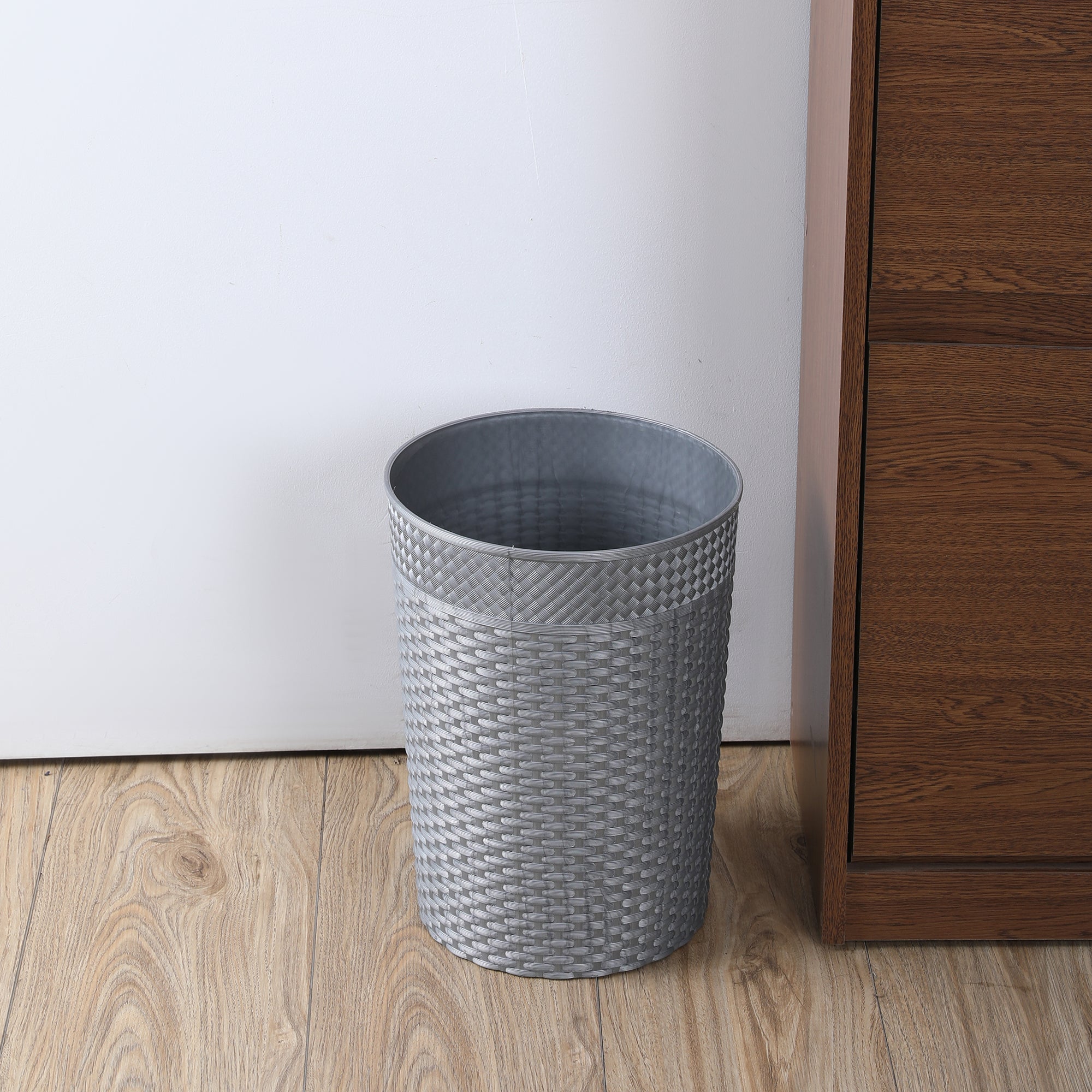 Eden Plastic Dust Bin 10 Ltr in Grey Colour