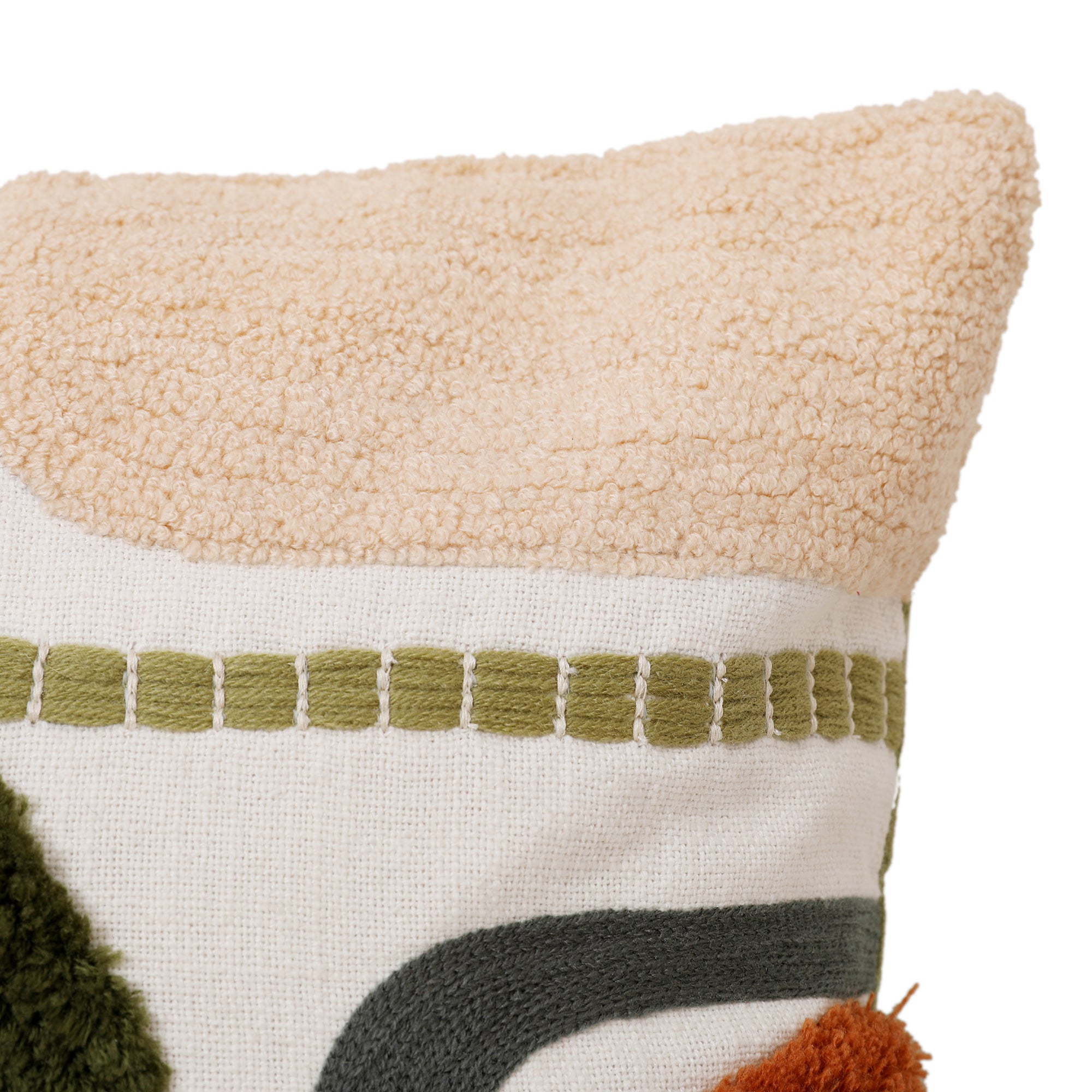Modern Chic Cushion Cover Multi Green, 40X40cm