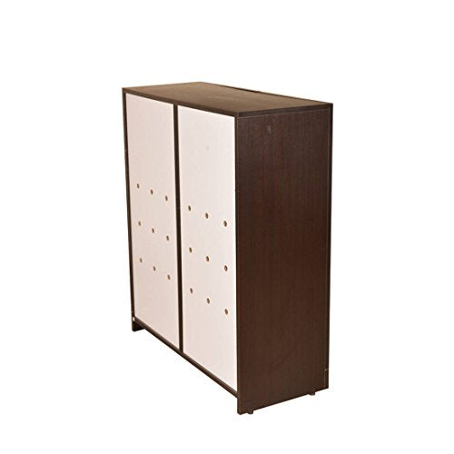 Monza Engineered Wood Shoe Rack in Wenge Colour