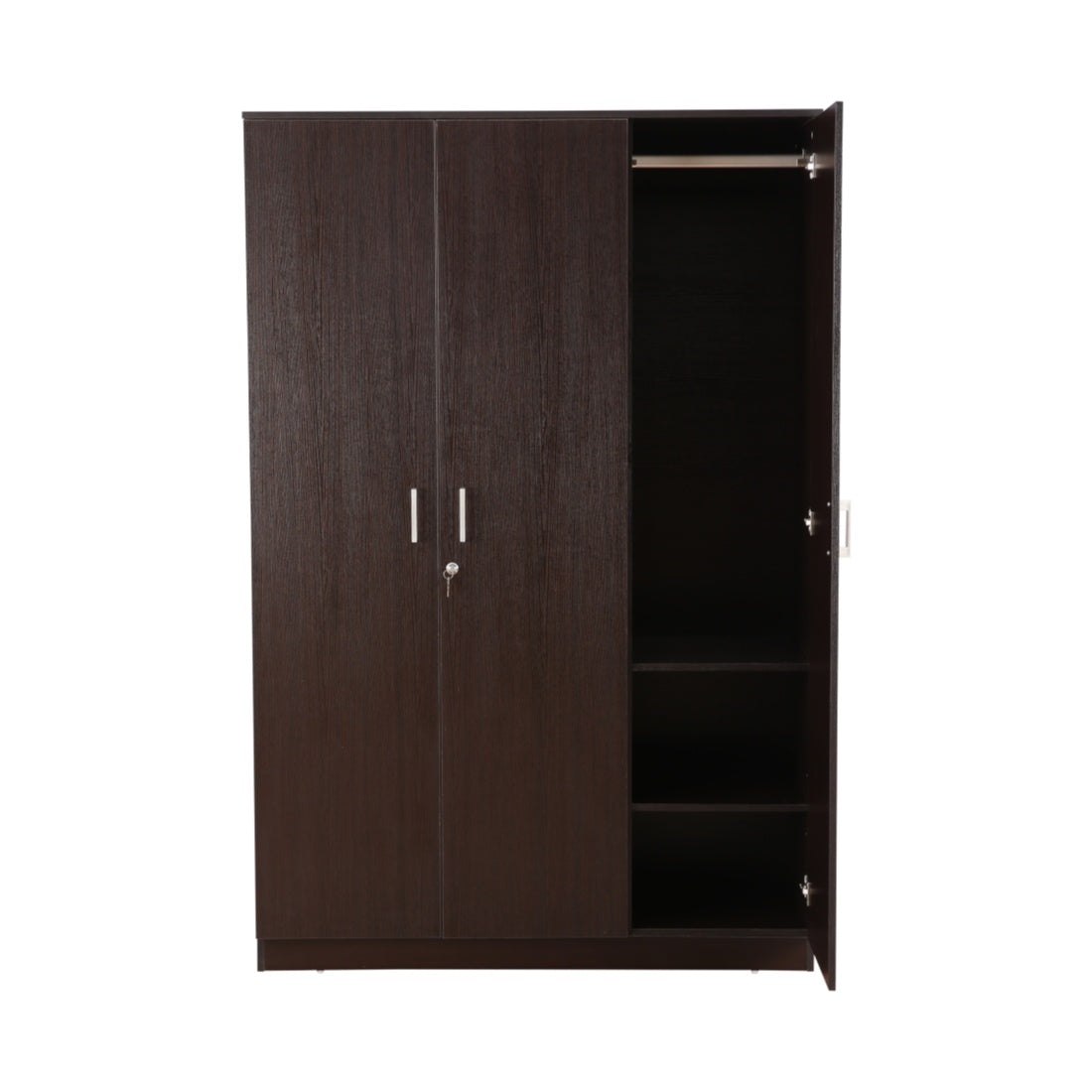 Prime Three door Wardrobe in Wenge Colour