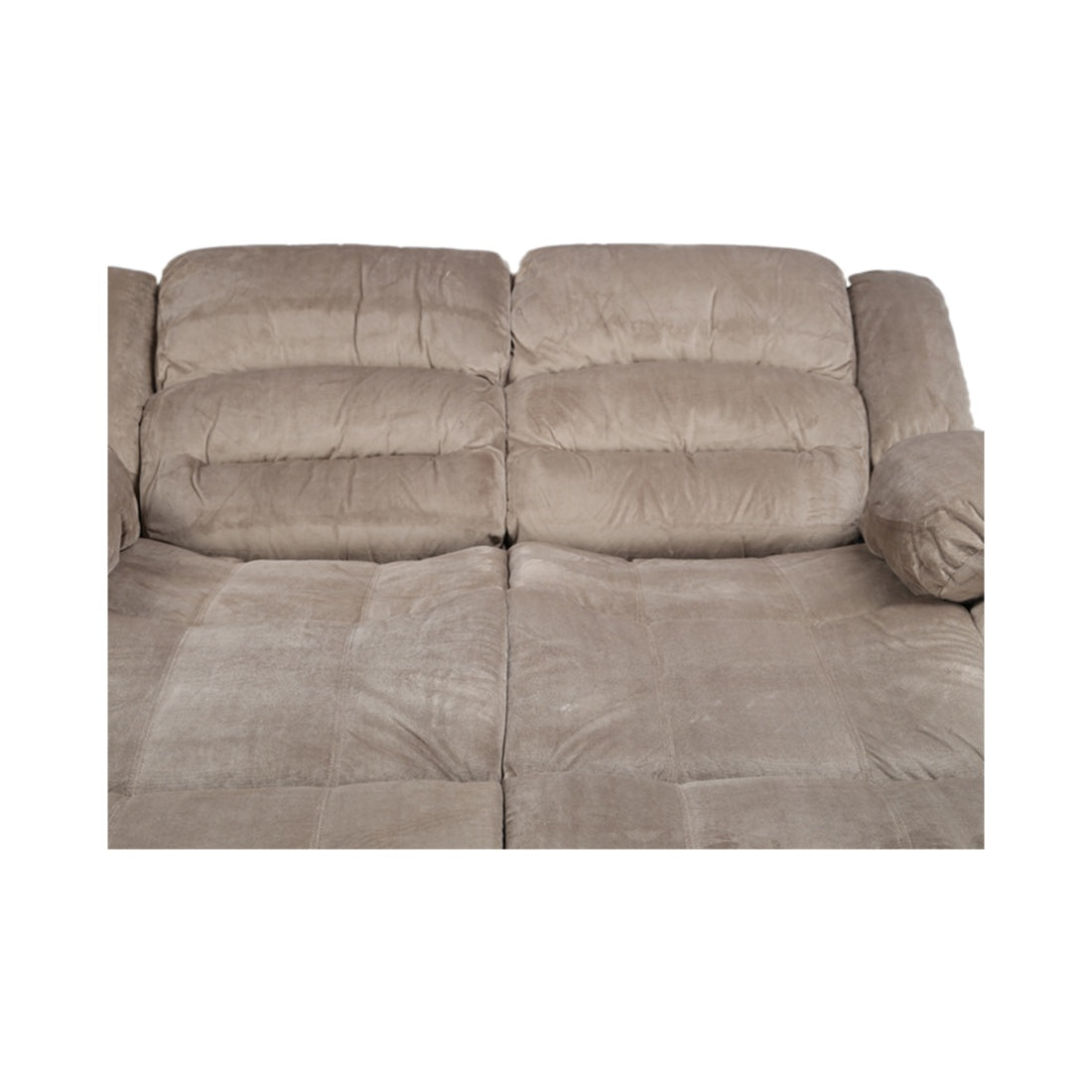 Bradford Fabric Two Seater Recliner in Beige Colour