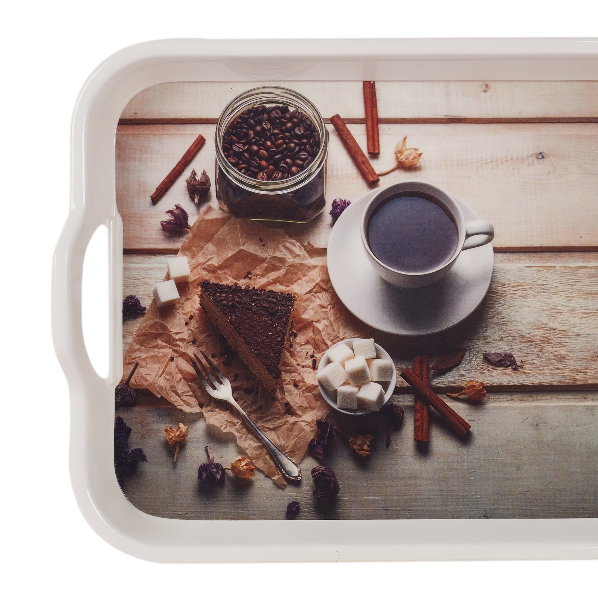 Handy Melamine Tray Set of 3 in Multi Colour