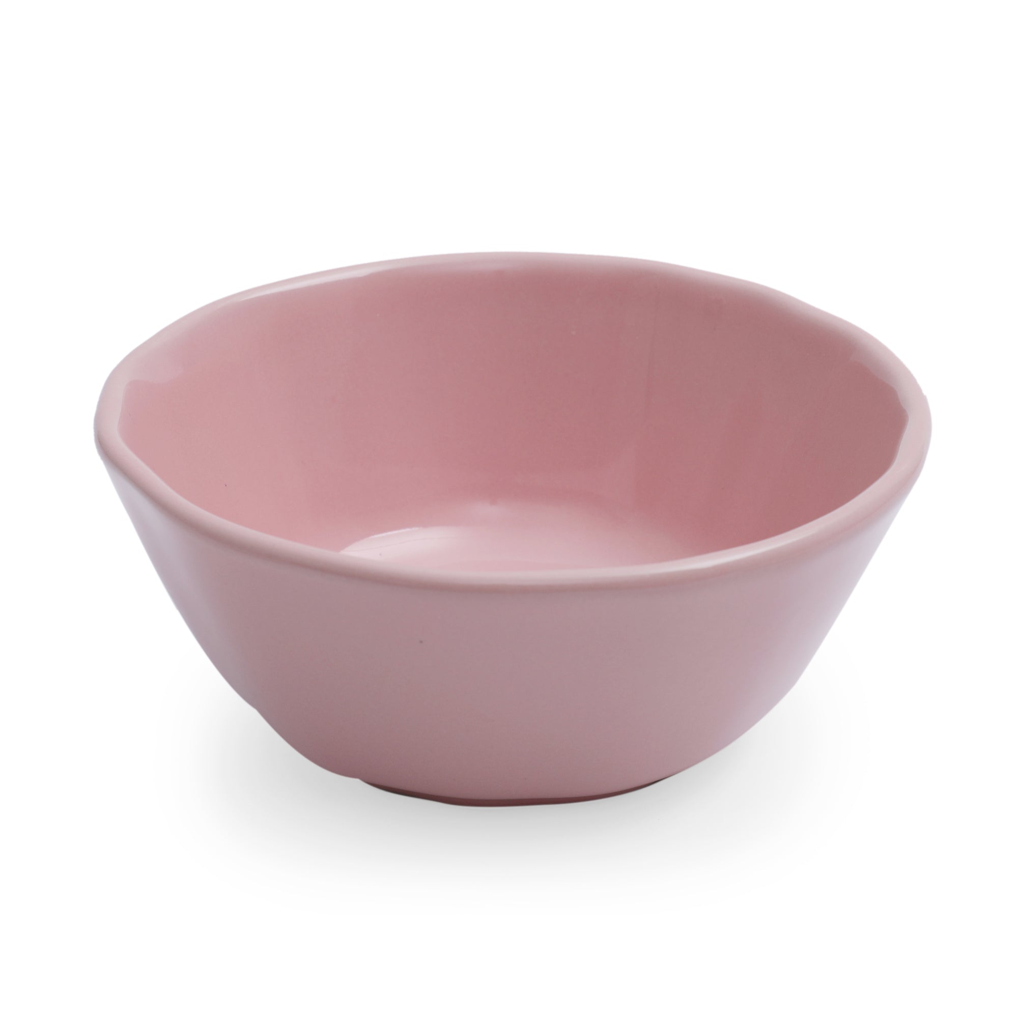 Palette Ceramic Cereal Bowl in Pink Colour