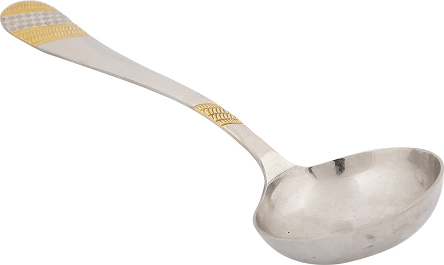 FNS Imperio Gravy Steel Ladle Large in Silver Colour