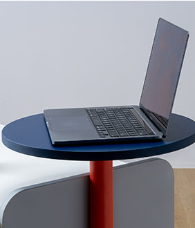 Skyline Study Desk in Rainy Grey Colour