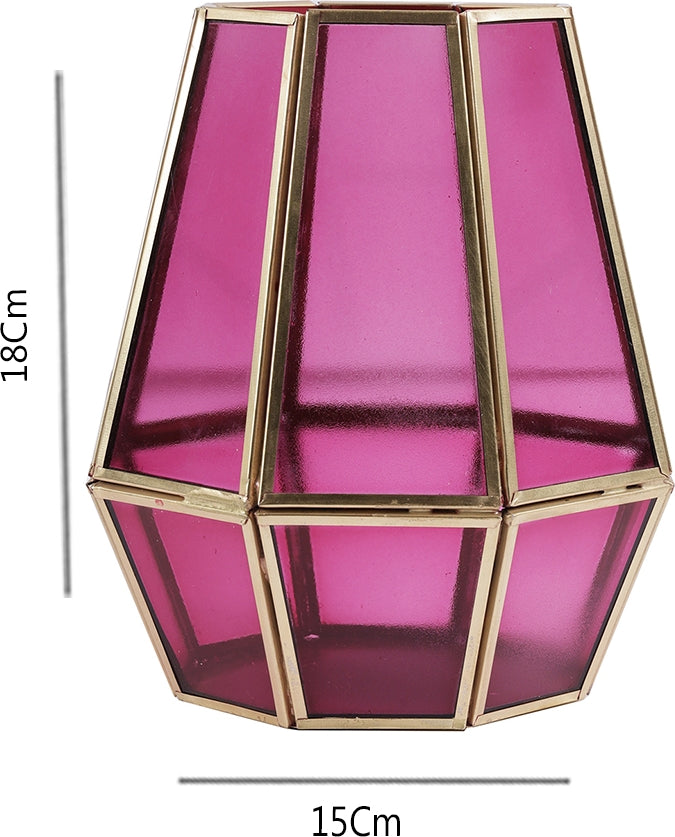 Darbar Metal Lanterns 18Cm in Gold Colour