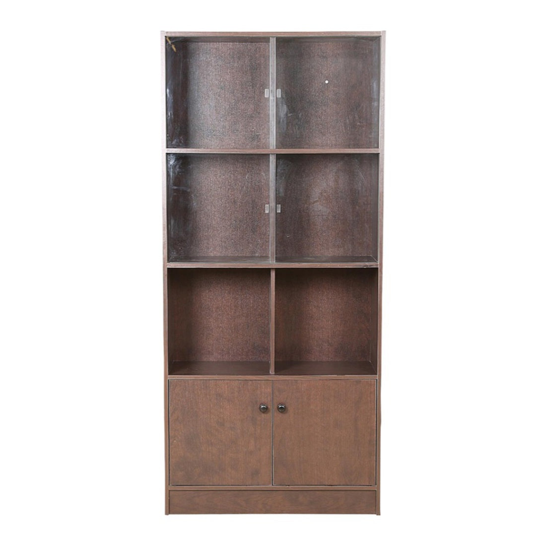 Crony Engineered Wood Large Book Shelf in Wenge Colour