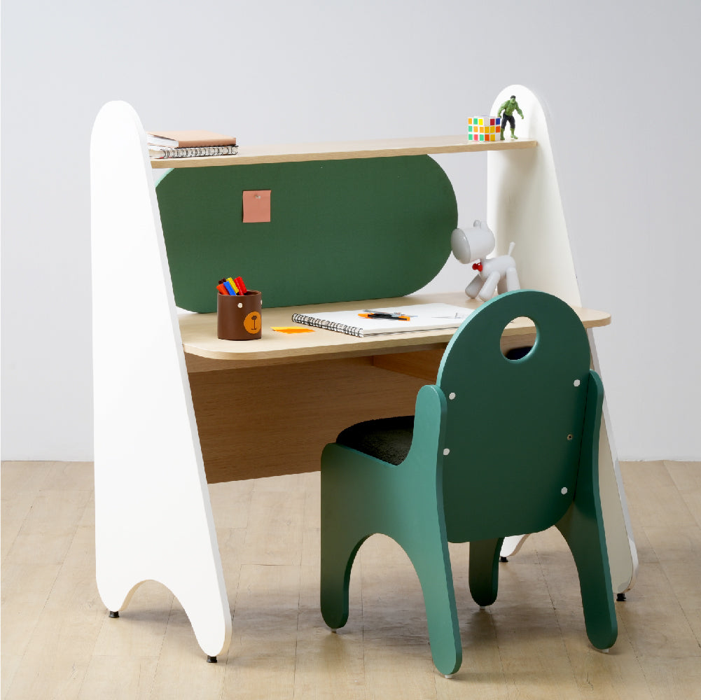 Wizkid  Study Desk in Green Colour