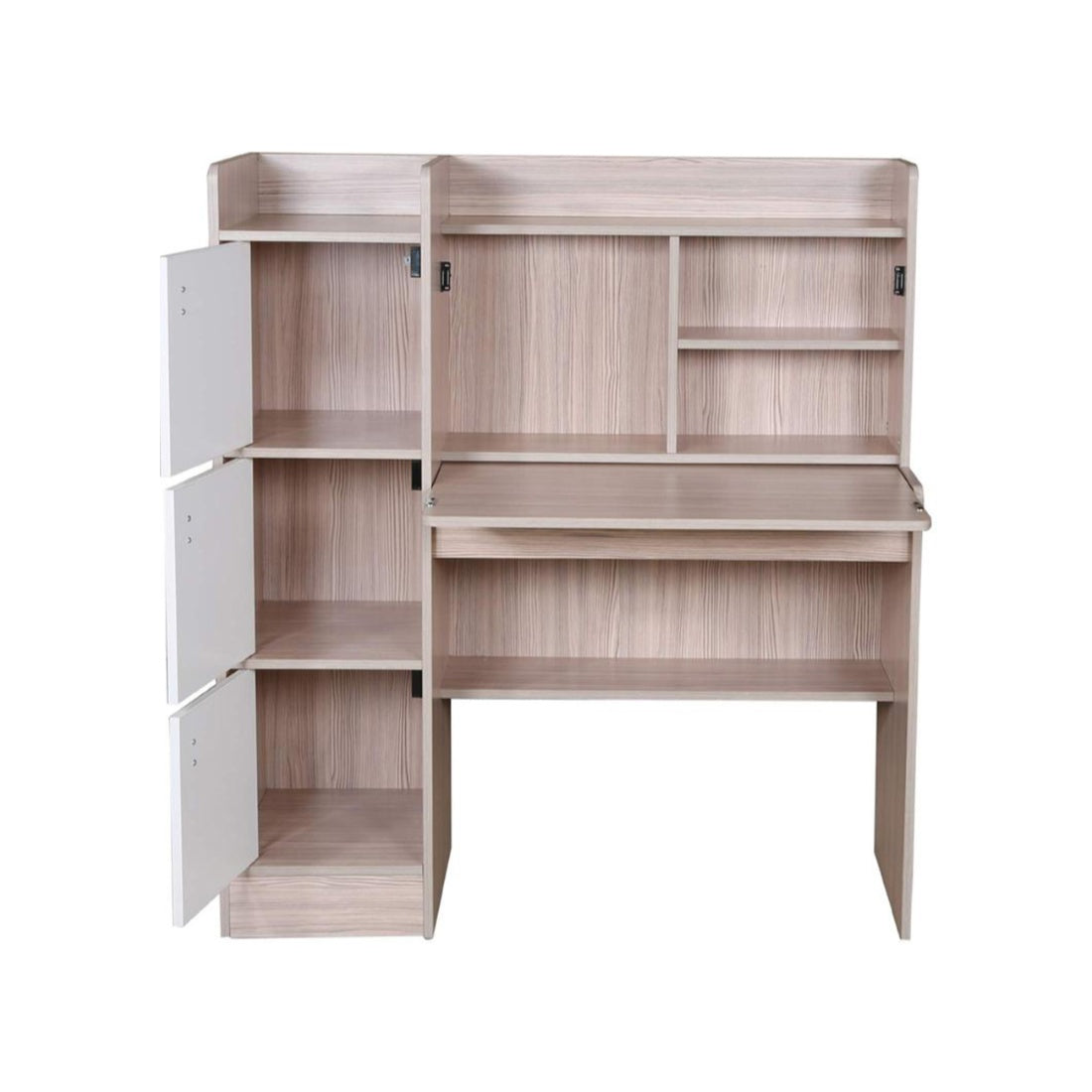 Ace Engineered Wood Study Table in White Colour