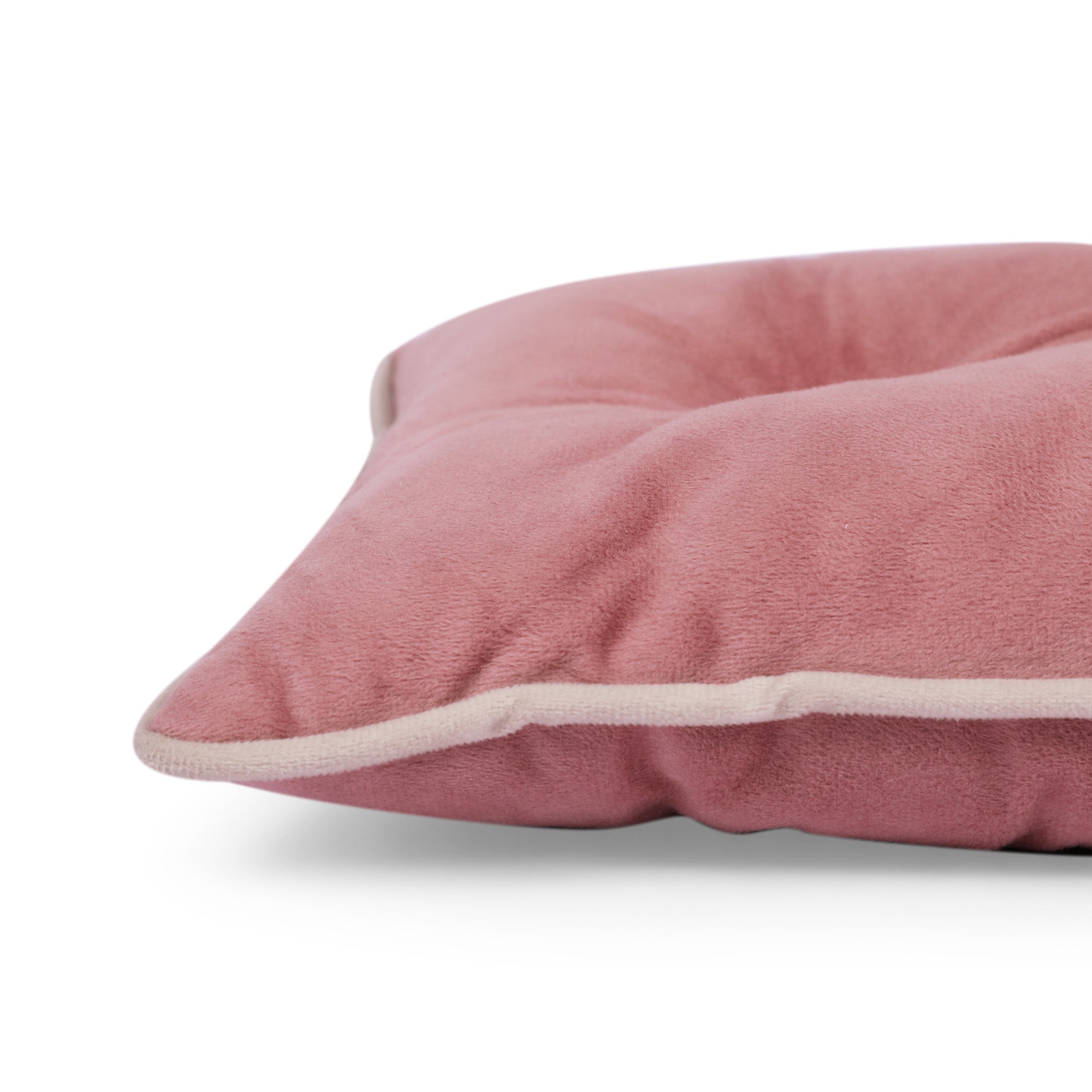 Velvet Solid Dori Filled Cushion Rose, 30X45cm