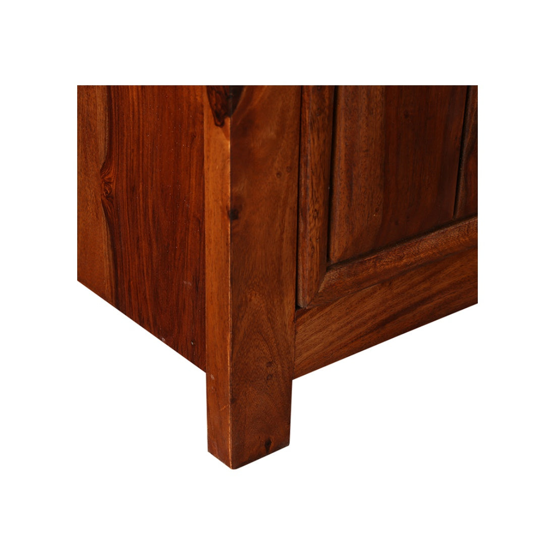 Woodrow Sheesham Wood(Rosewood) Night Stand in Honey Colour