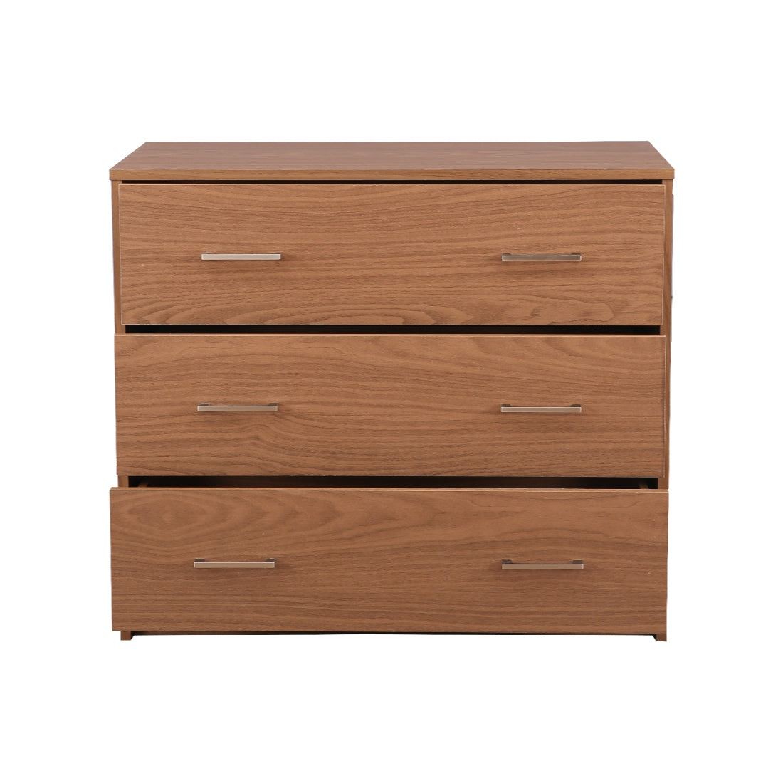 Atlas Engineered Wood Chest of Drawers in Walnut Colour