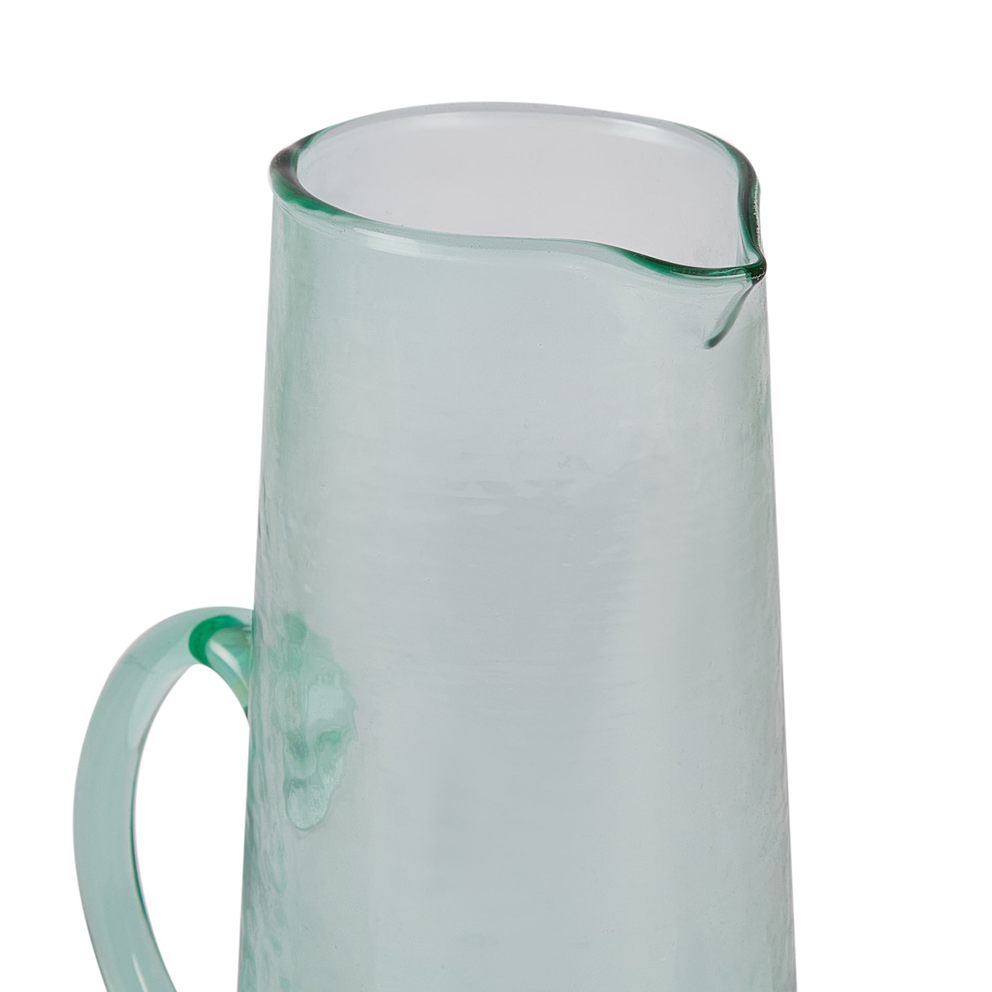 Ikigai Hammered Water Jug 1300ml in Green Colour