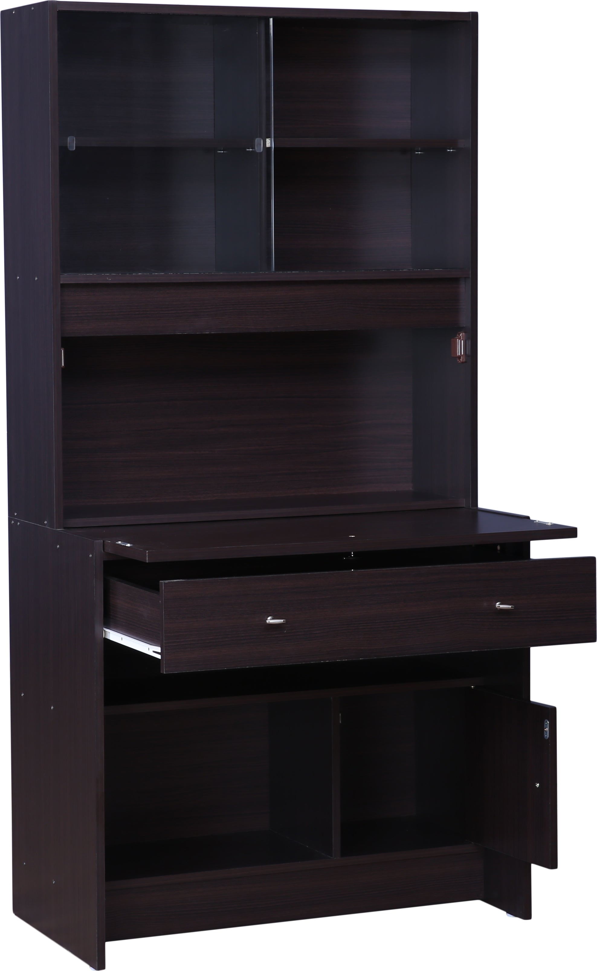 Rhombus Study Table Study Table in Wenge Colour