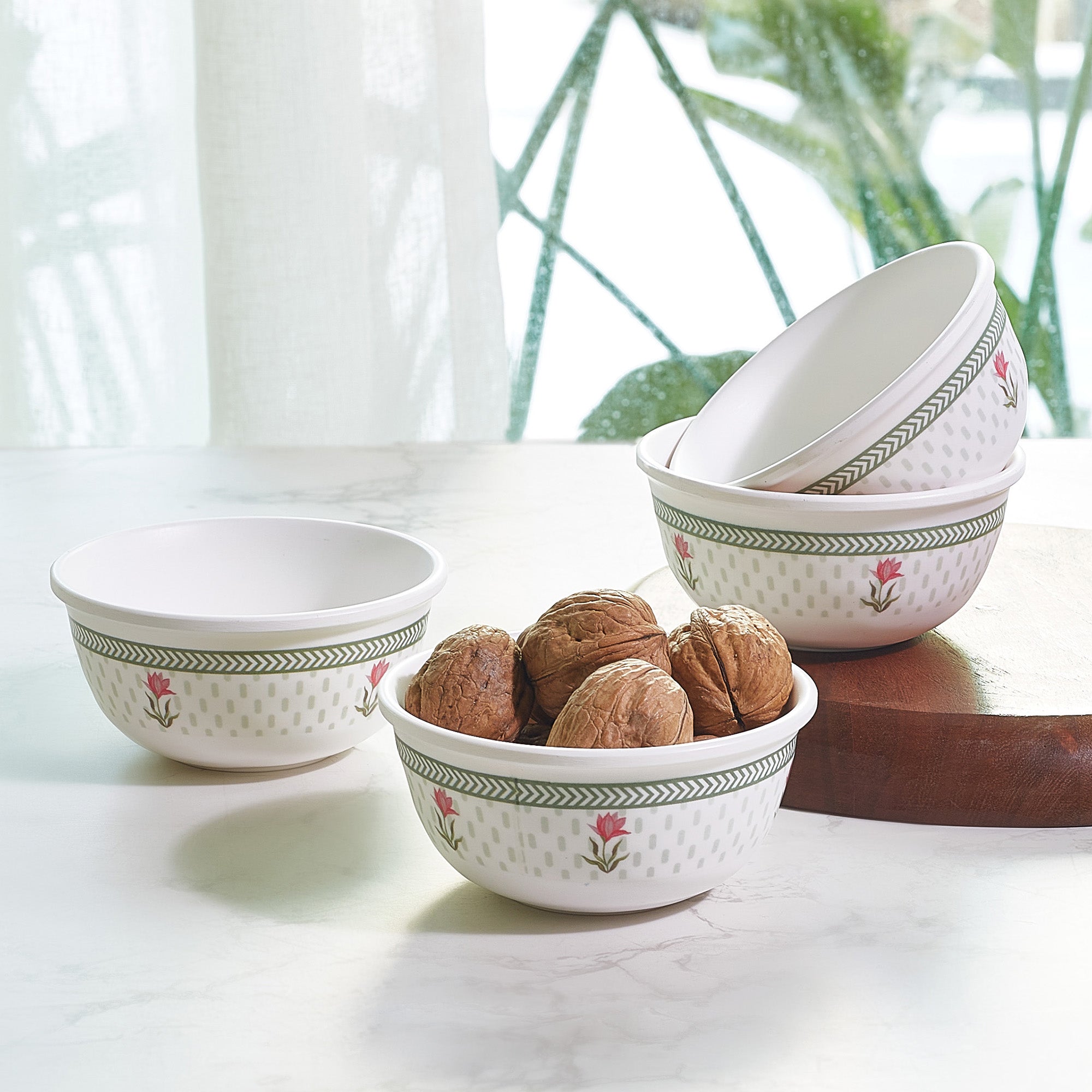 Living Essence Nelumbra Veg Bowl 4 Inch Set of 4Pcs