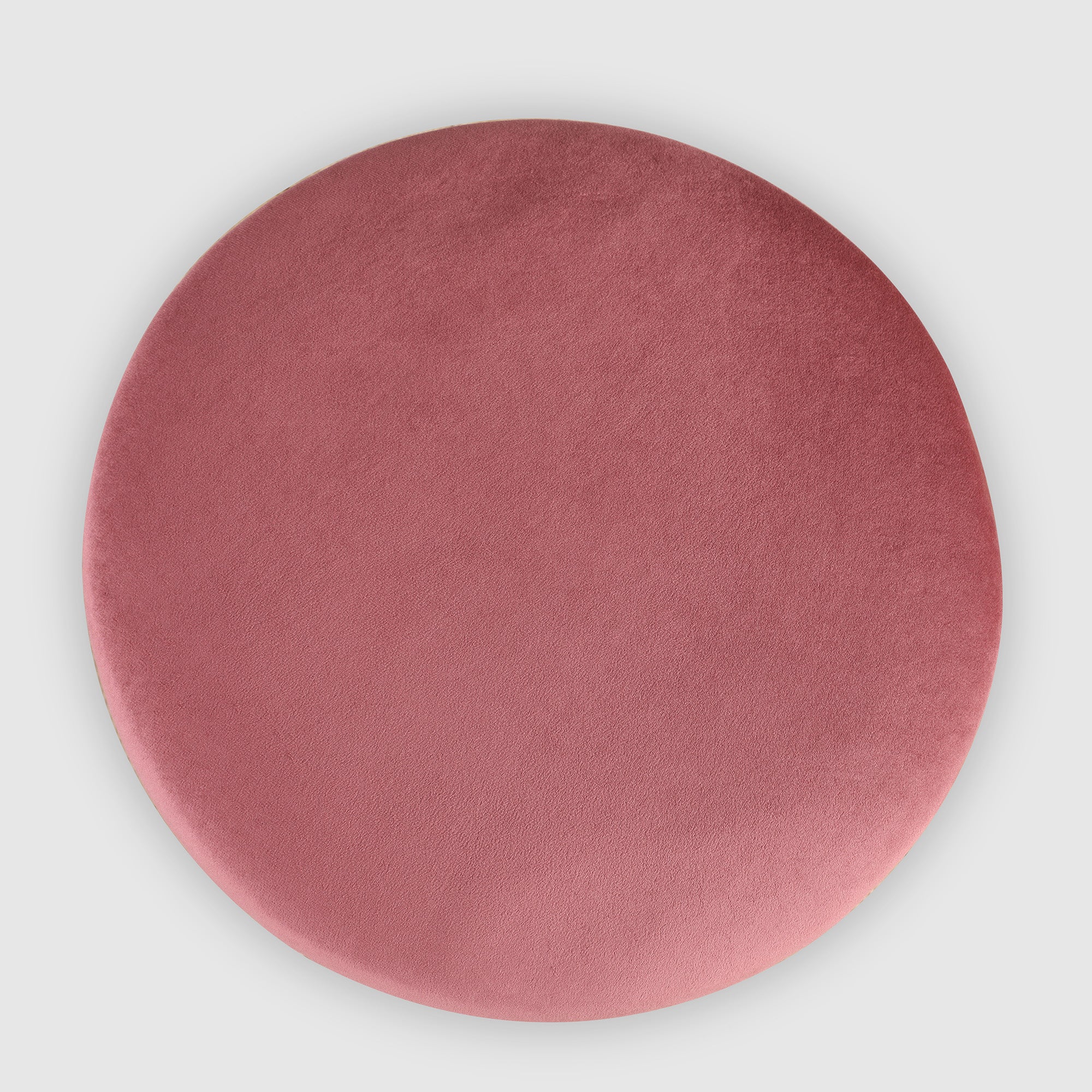 Barrel Fabric Ottomans in Blush Colour