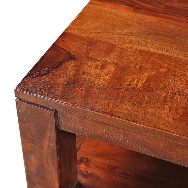 Woodrow Sheesham Wood(Rosewood) Center Table in Honey Colour