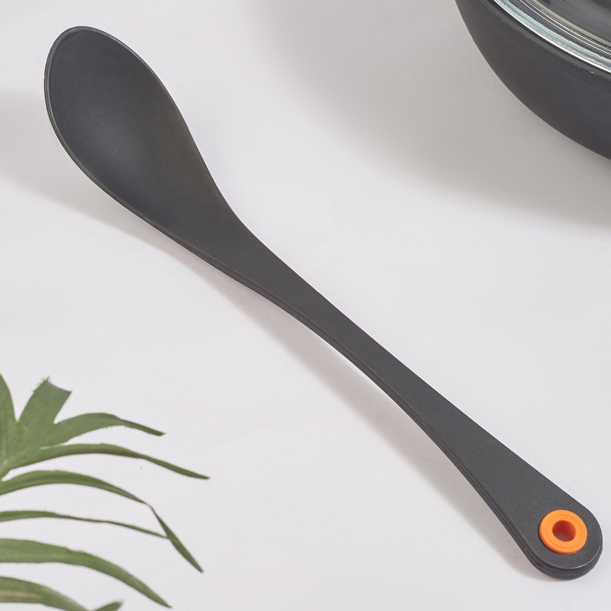 Kitchen Aid Nylon Serving Spoon in Black Colour