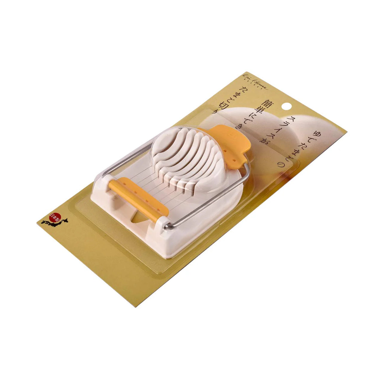 Select Stainless steel Egg Cutter in White/Yellow Colour