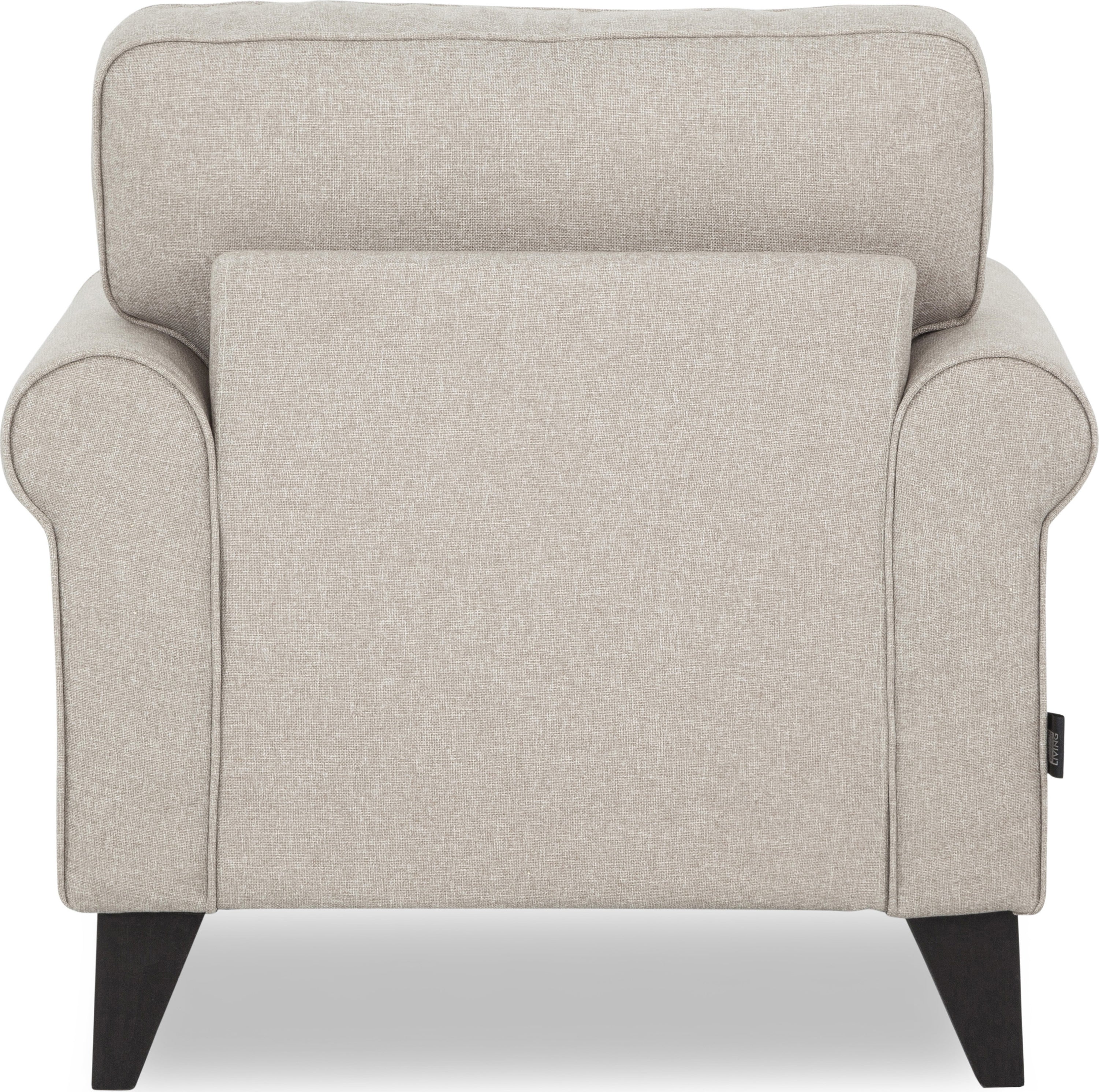 Paddington Fabric Single Seater Sofa in Beige Colour