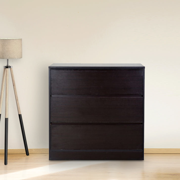 Basic Chest of 3 Drawer in Wenge Colour