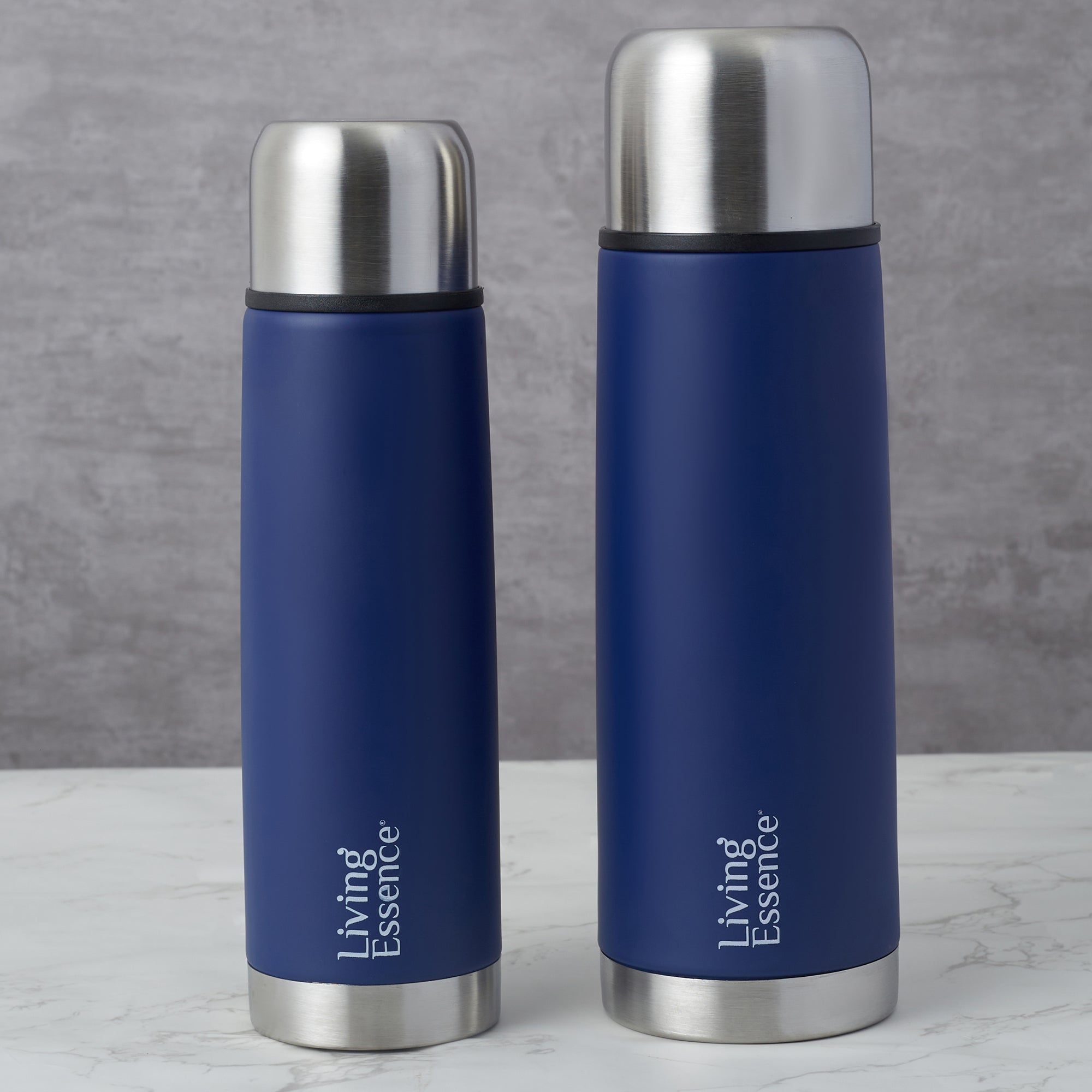Fiesta Thermosteel Puro Vaccum Flask Combo Set of 2 in Cobalt Colour