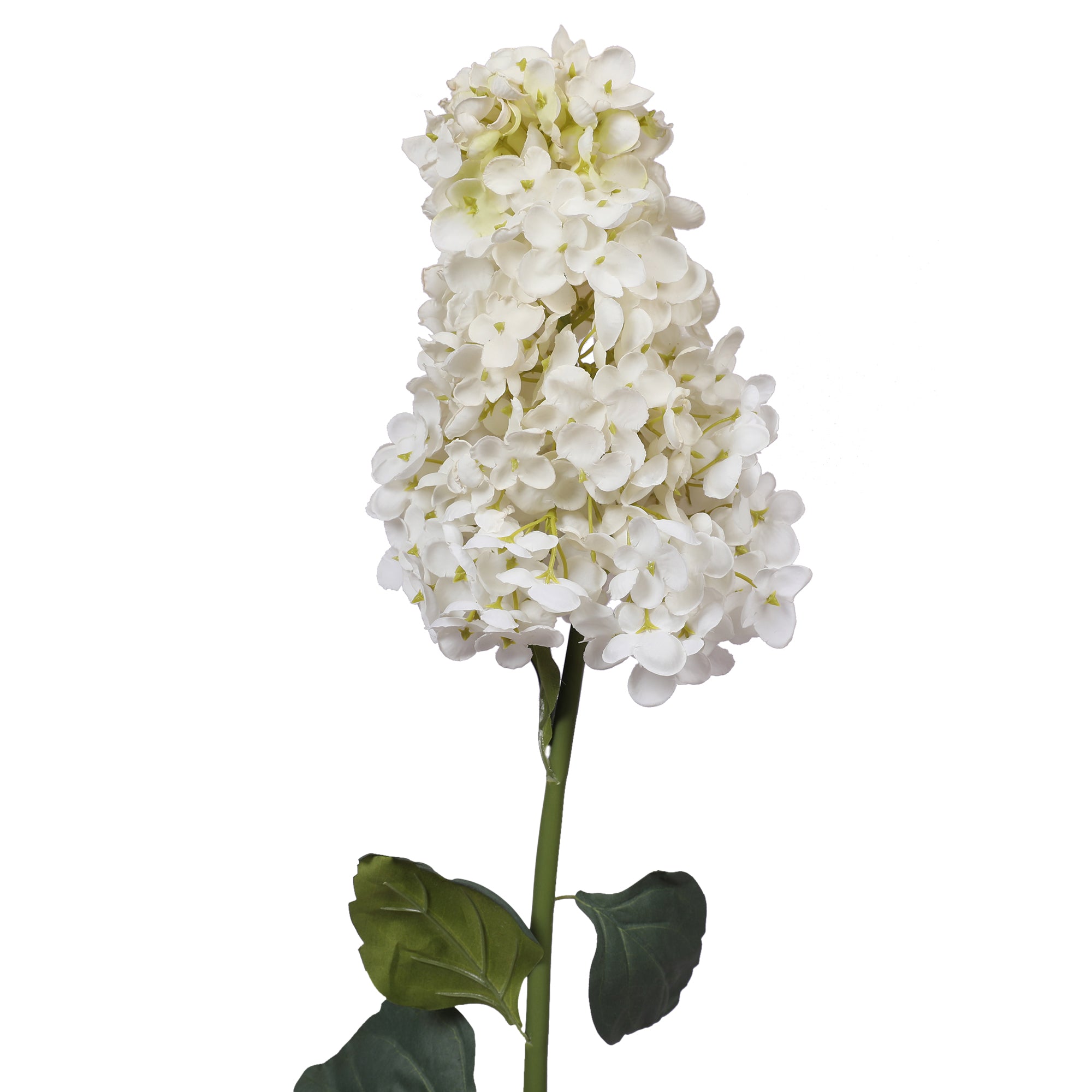 Blume Artificial Flower Hydrangea Stem 88cm in White Colour By Living Essence
