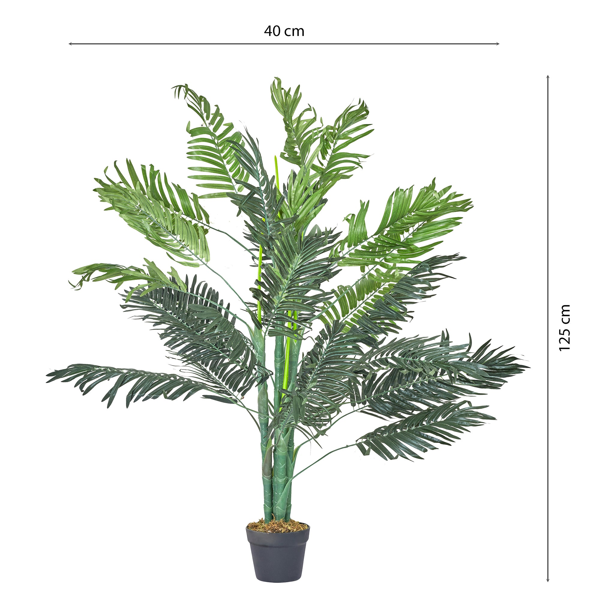 Ilana  Artificial Palm Potted Tree 125Cm in Green Colour