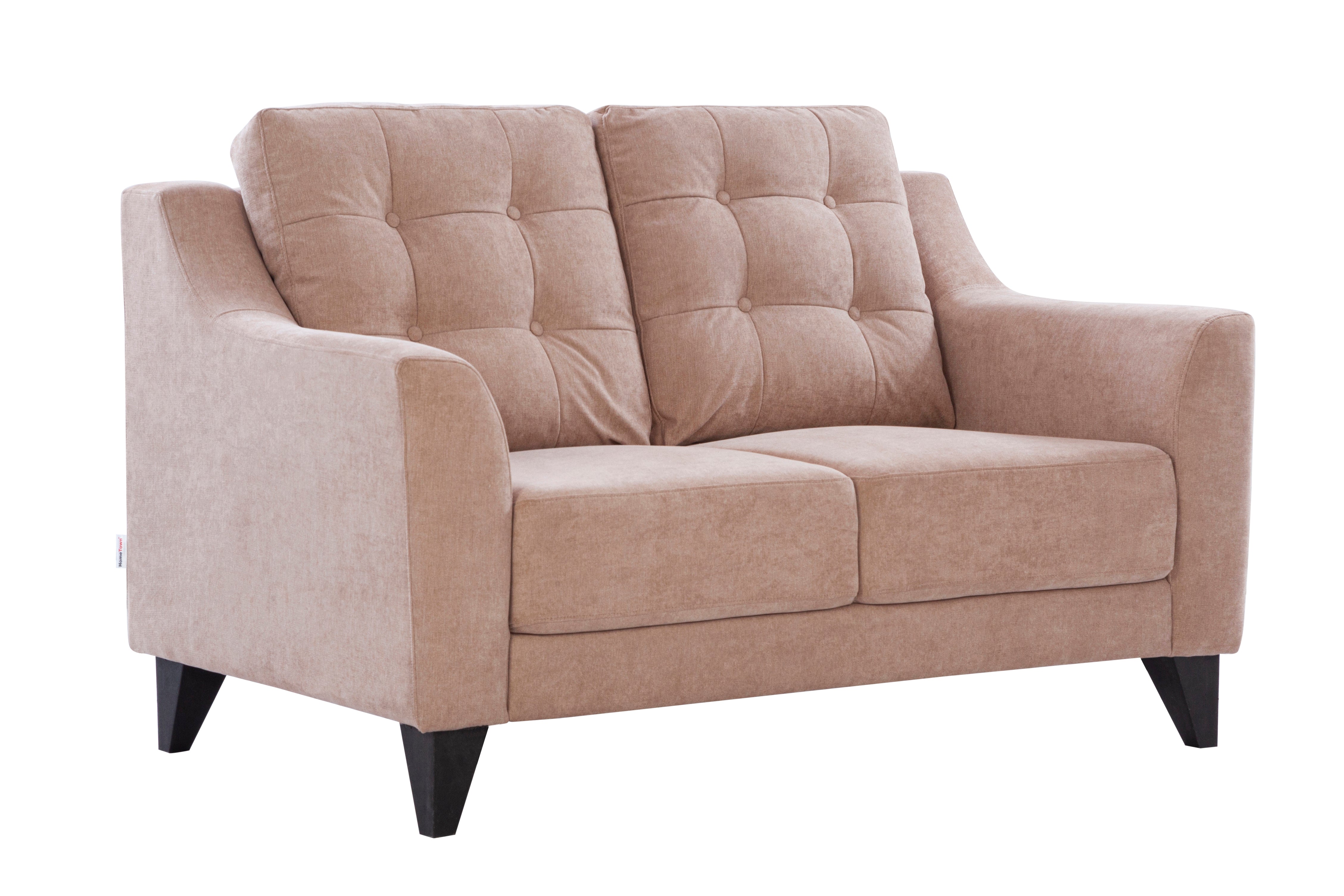 Malta Fabric 2 Seater Sofa in Brown Colour