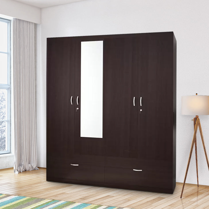 Utsav 4 door wardrobe in Wenge Colour