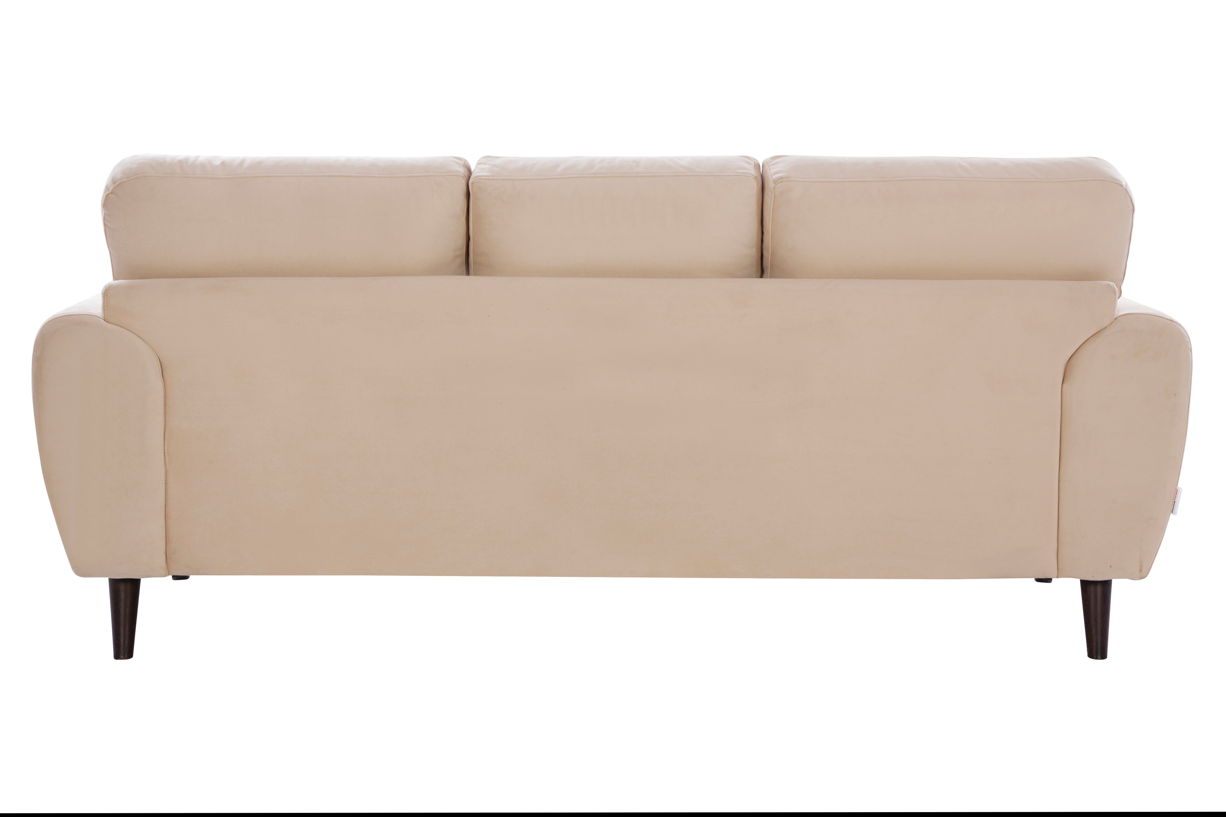 Riga Fabric 3 Seater Sofa in Beige Colour