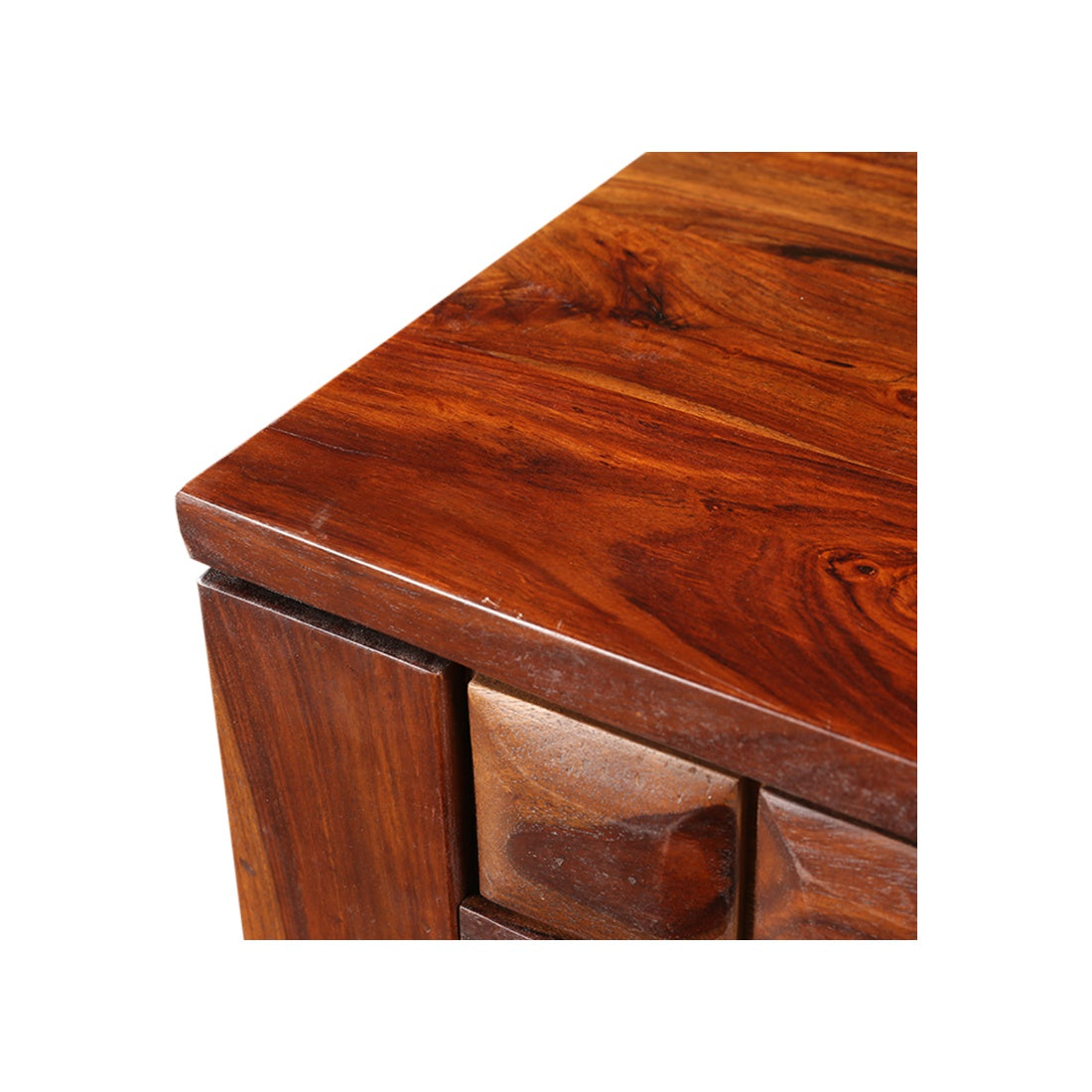 Woodrow Sheesham Wood(Rosewood) 4 Seater Dining Table in Honey Colour