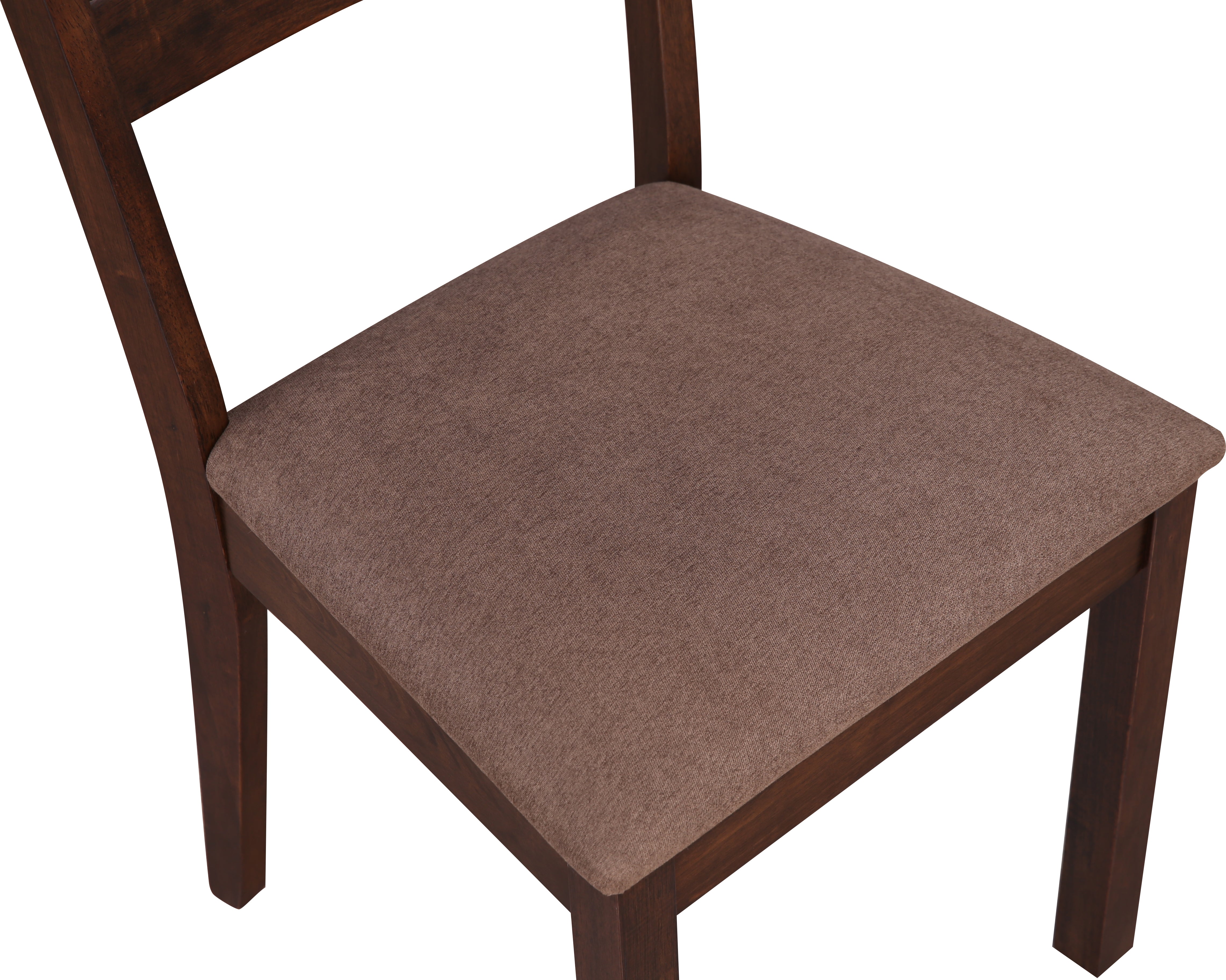 Hopton Solidwood 6 Seater Dining Set With Bench in Walnut Colour