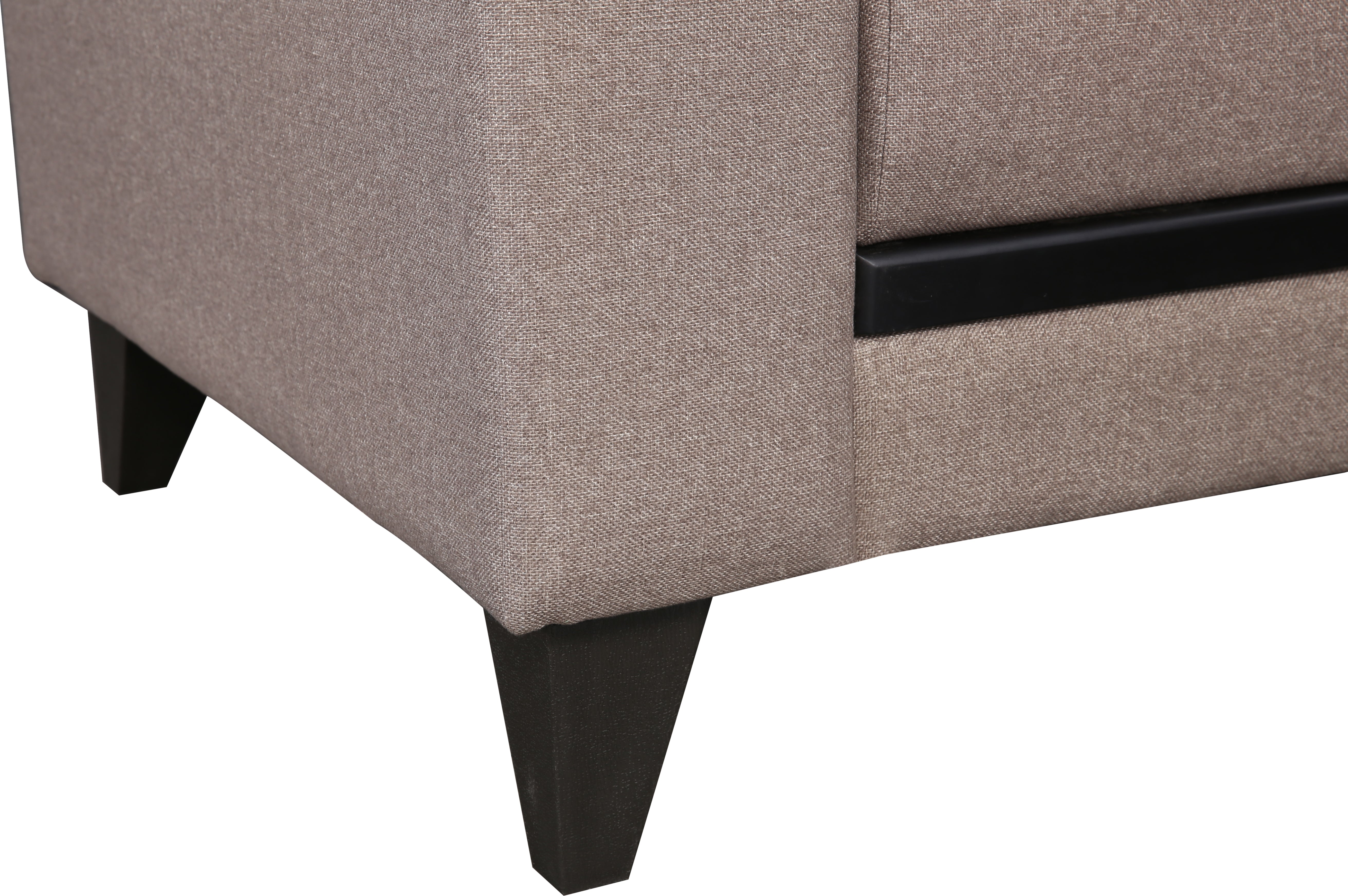 Garcia Fabric 3 Seater Sofa in Brown Colour