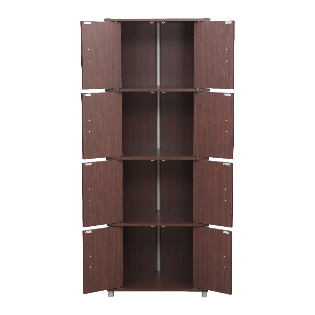Jacob Engineered Wood Multipurpose Cabinet in Cherry Brown Colour