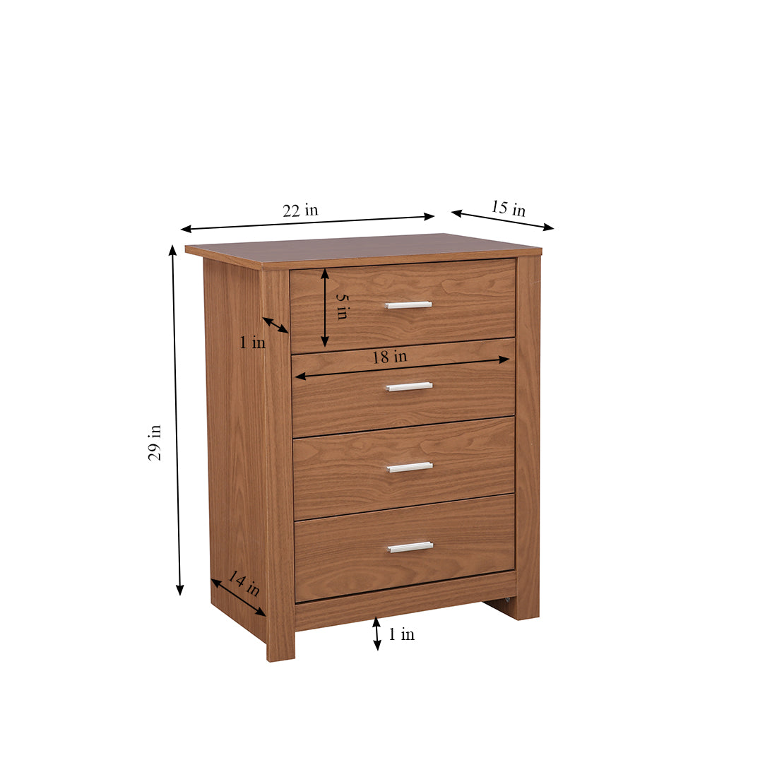 Renley Multipurpose Cabinet in Walnut Colour