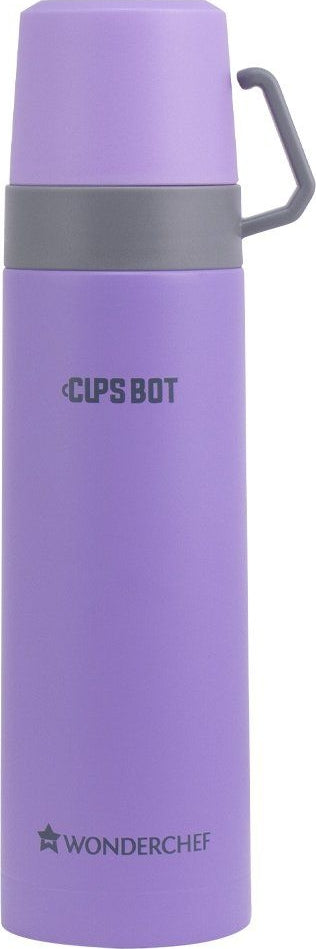 CupsBot Stainless steel Vacuum Insulated Hot And Cold Flask 500ML in Purple Colour
