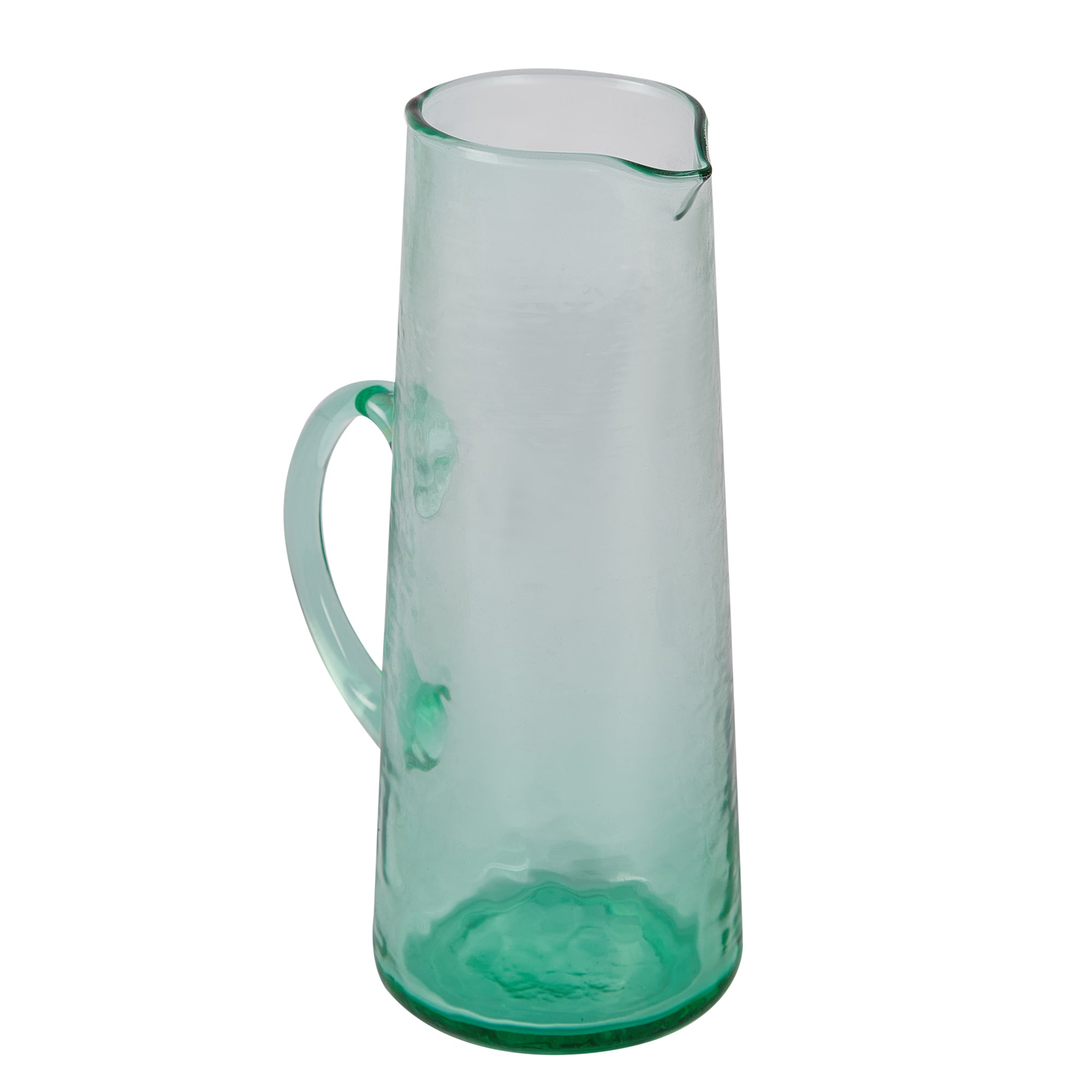 Ikigai Hammered Water Jug 1300ml in Green Colour