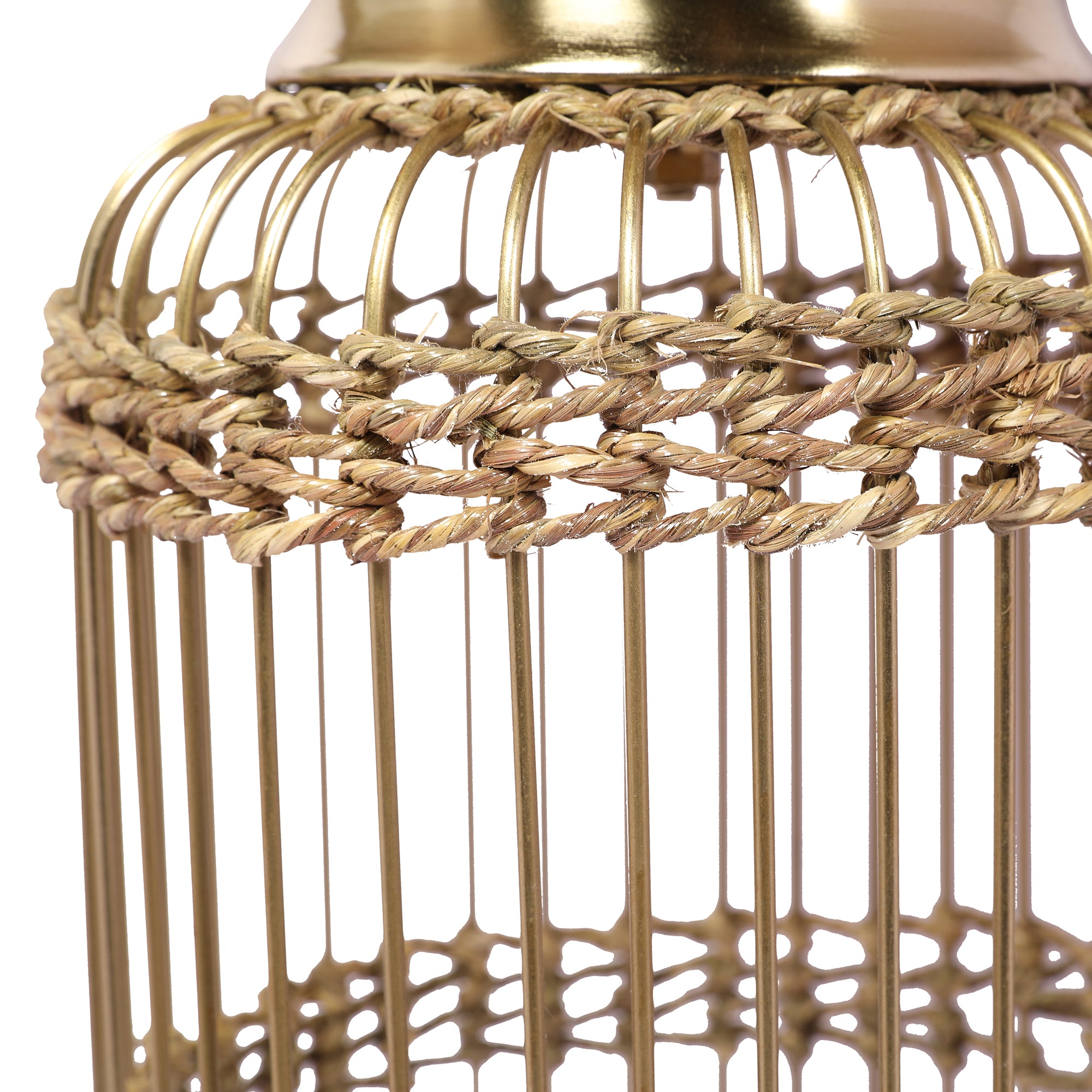 Cosmos Metal Planter 82 cm in Gold Colour