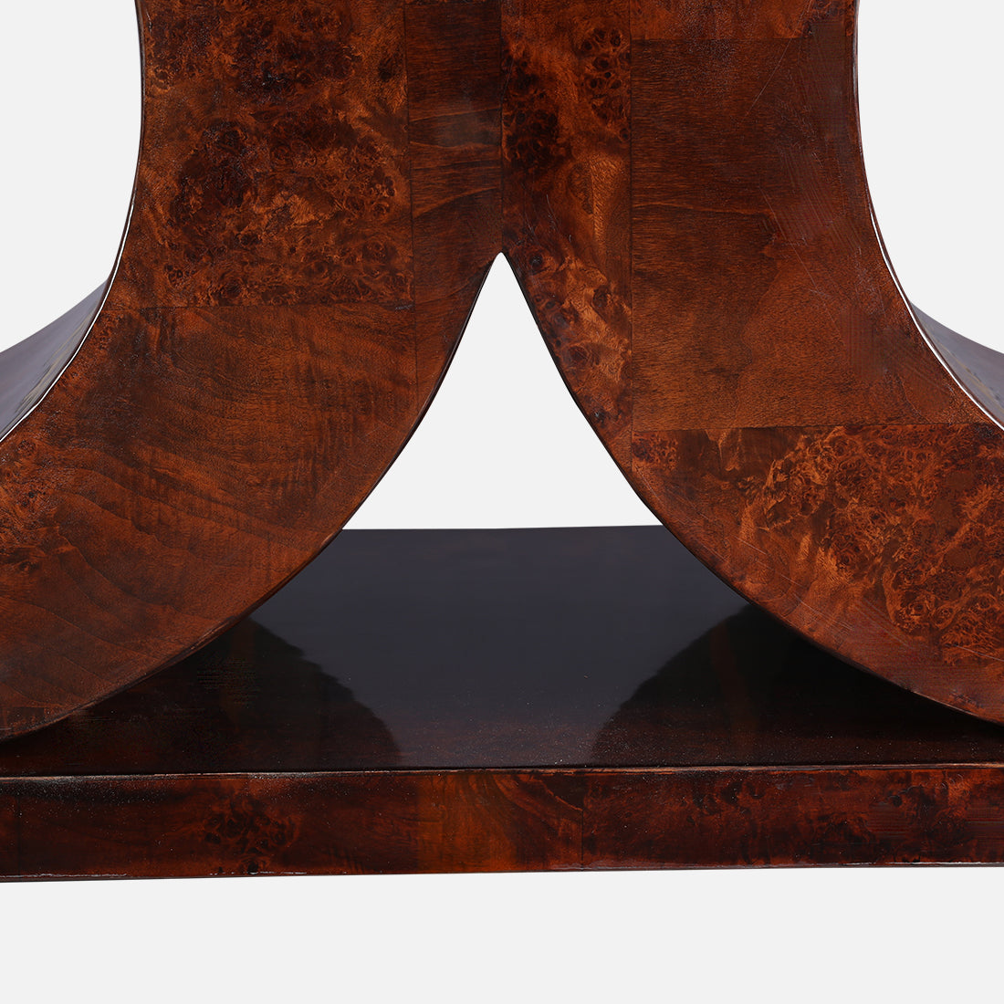 Delphine Six Seater Dining Table in Walnut Colour